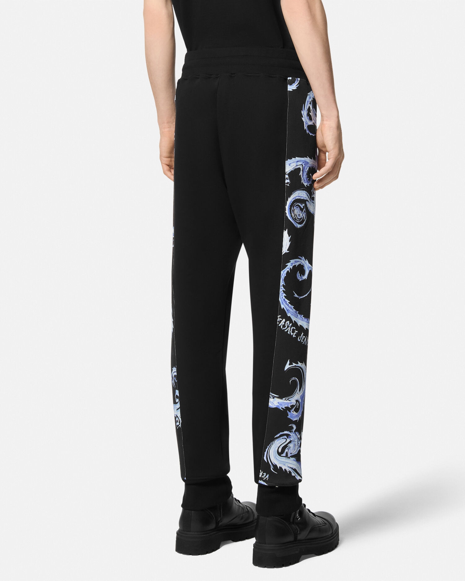 Chromo Couture Sweatpants Blue Print VERSACE UK