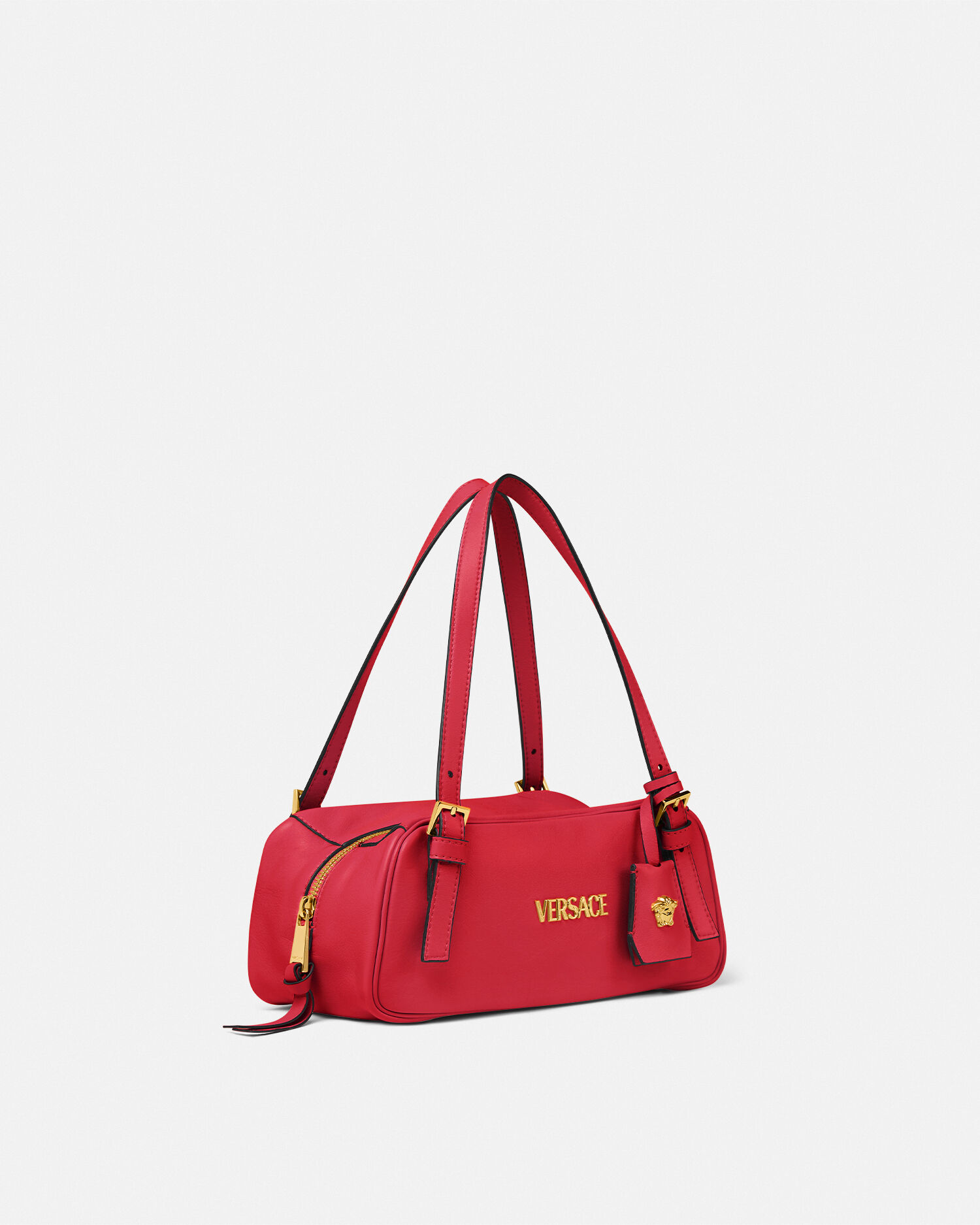 VIPセールVERSACE 1015792-1A13171_DTU TAG BOWLING BAG Versace Tag Bowling Bag Red | VERSACE US