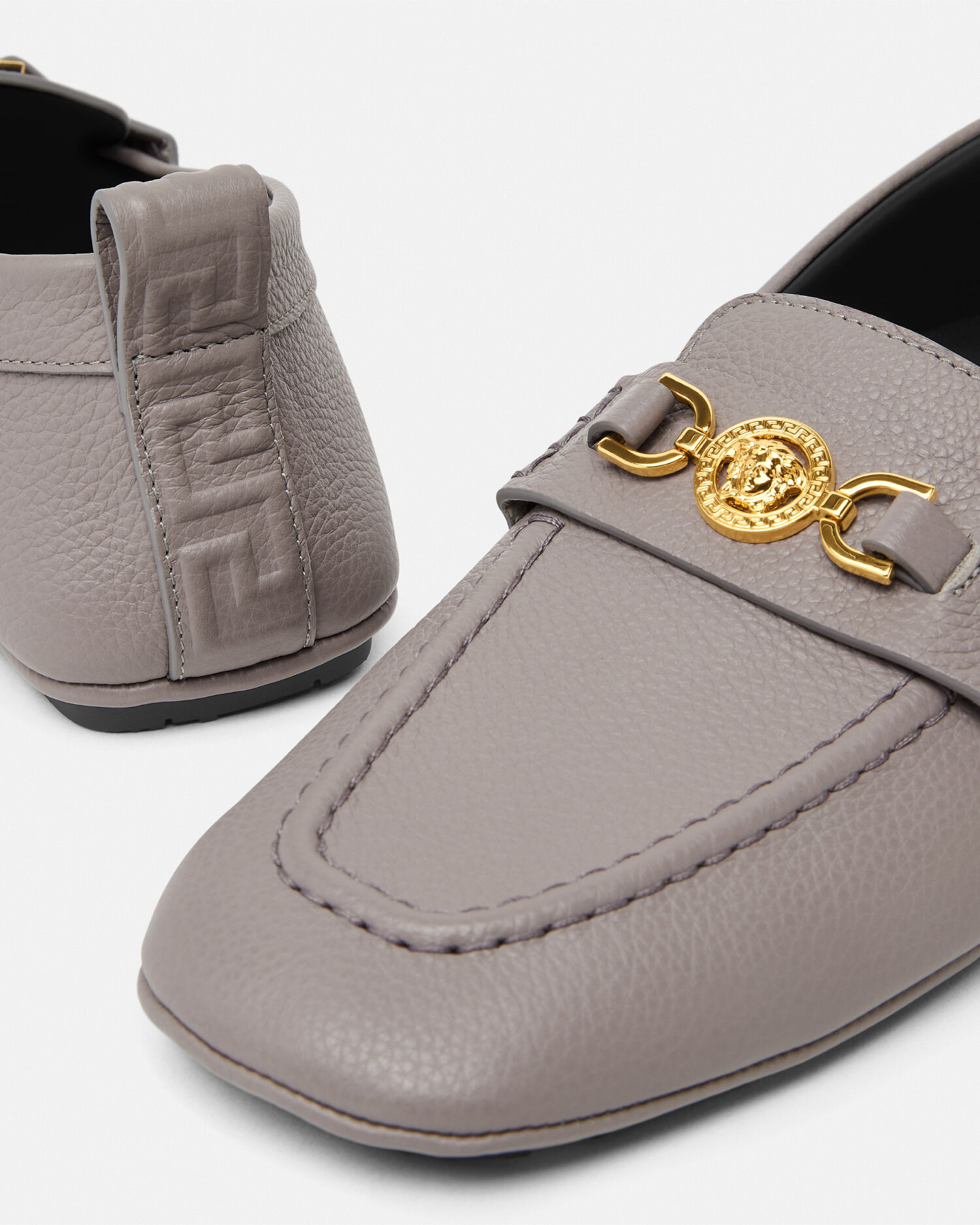 Versace leather loafers store