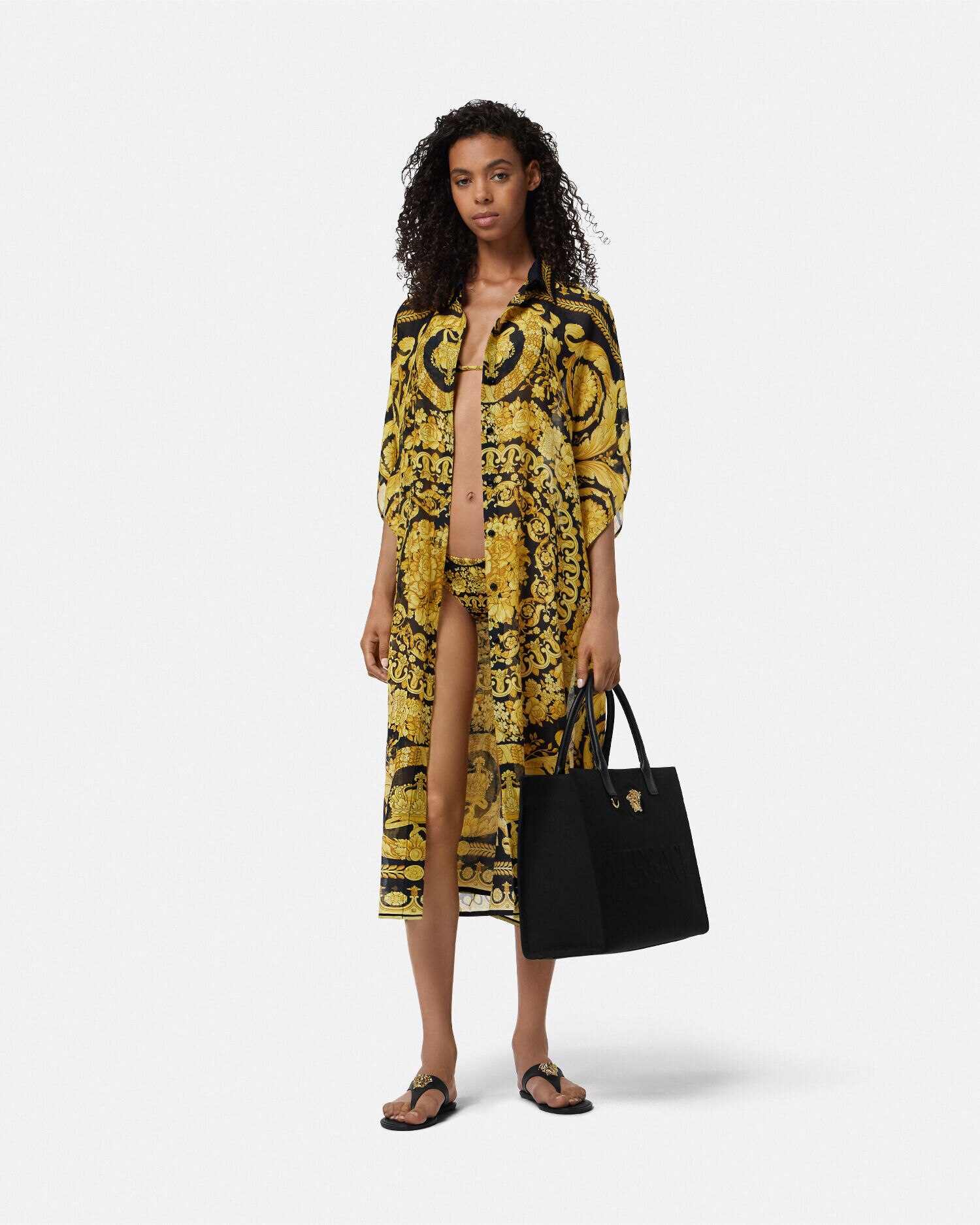 Robe chemise versace femme online