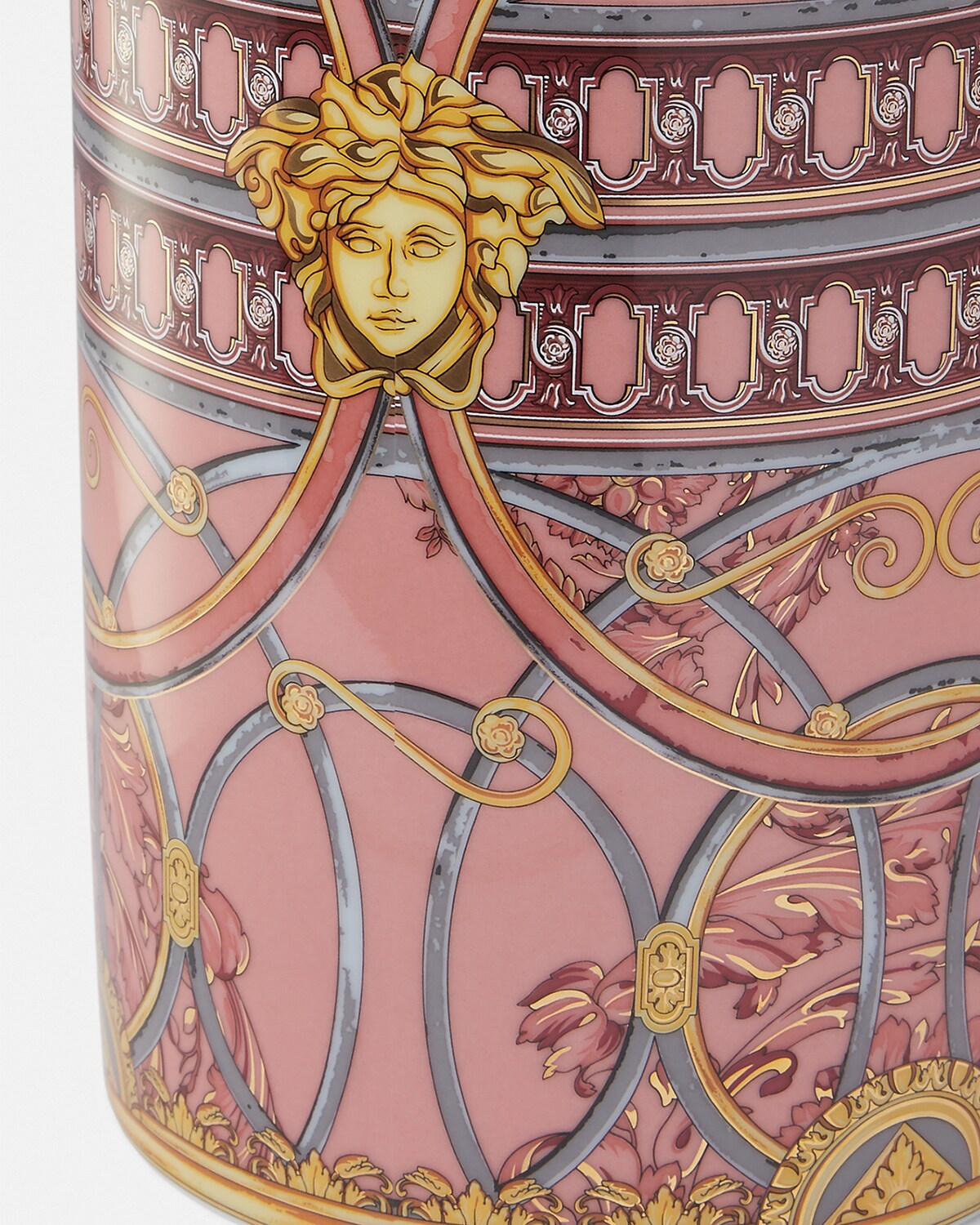 Versace Home La Scala del Palazzo Rosa Vase 24 cm Pink 5
