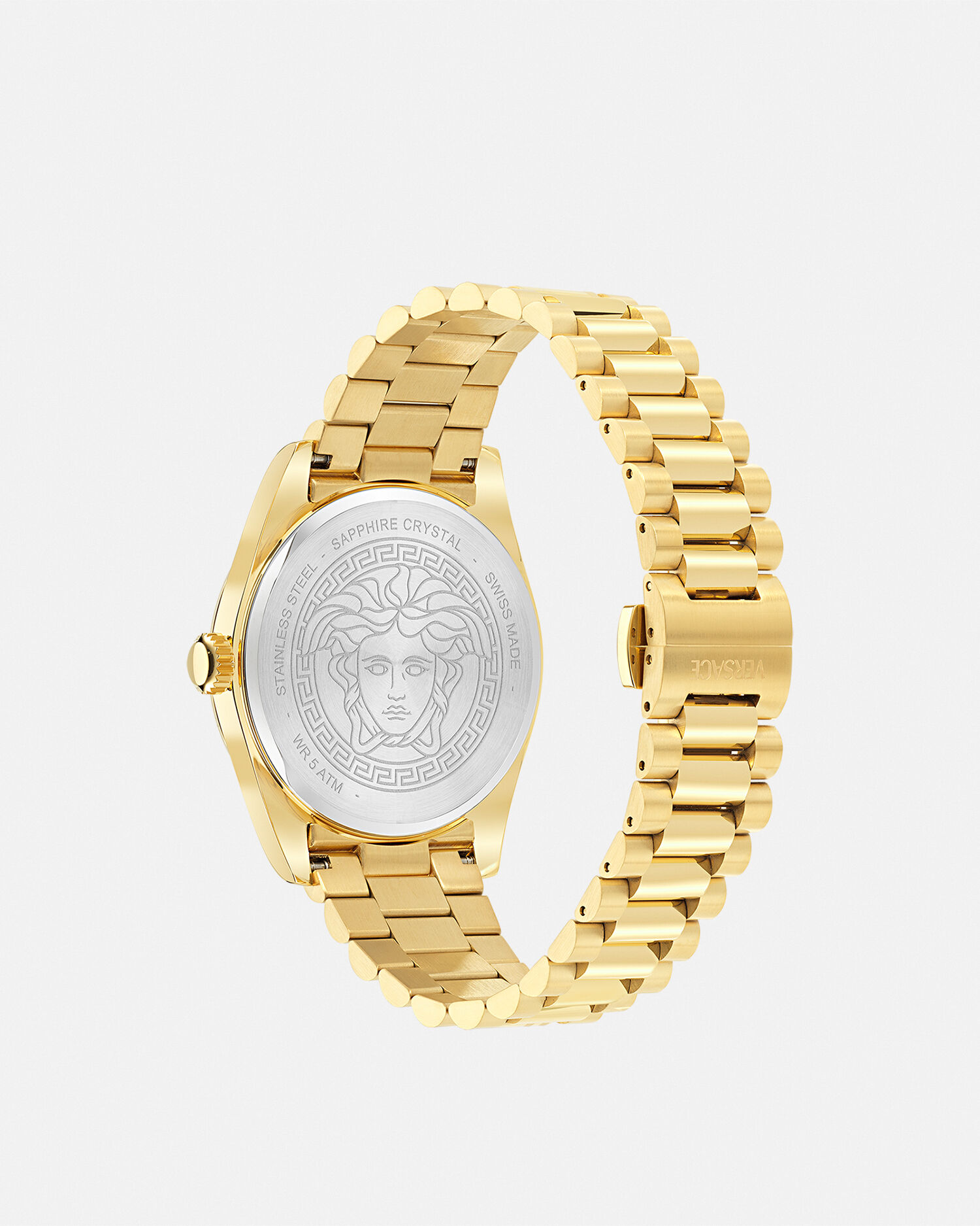 Versace Millenyium Gent Watch Gold,Silver | VERSACE US