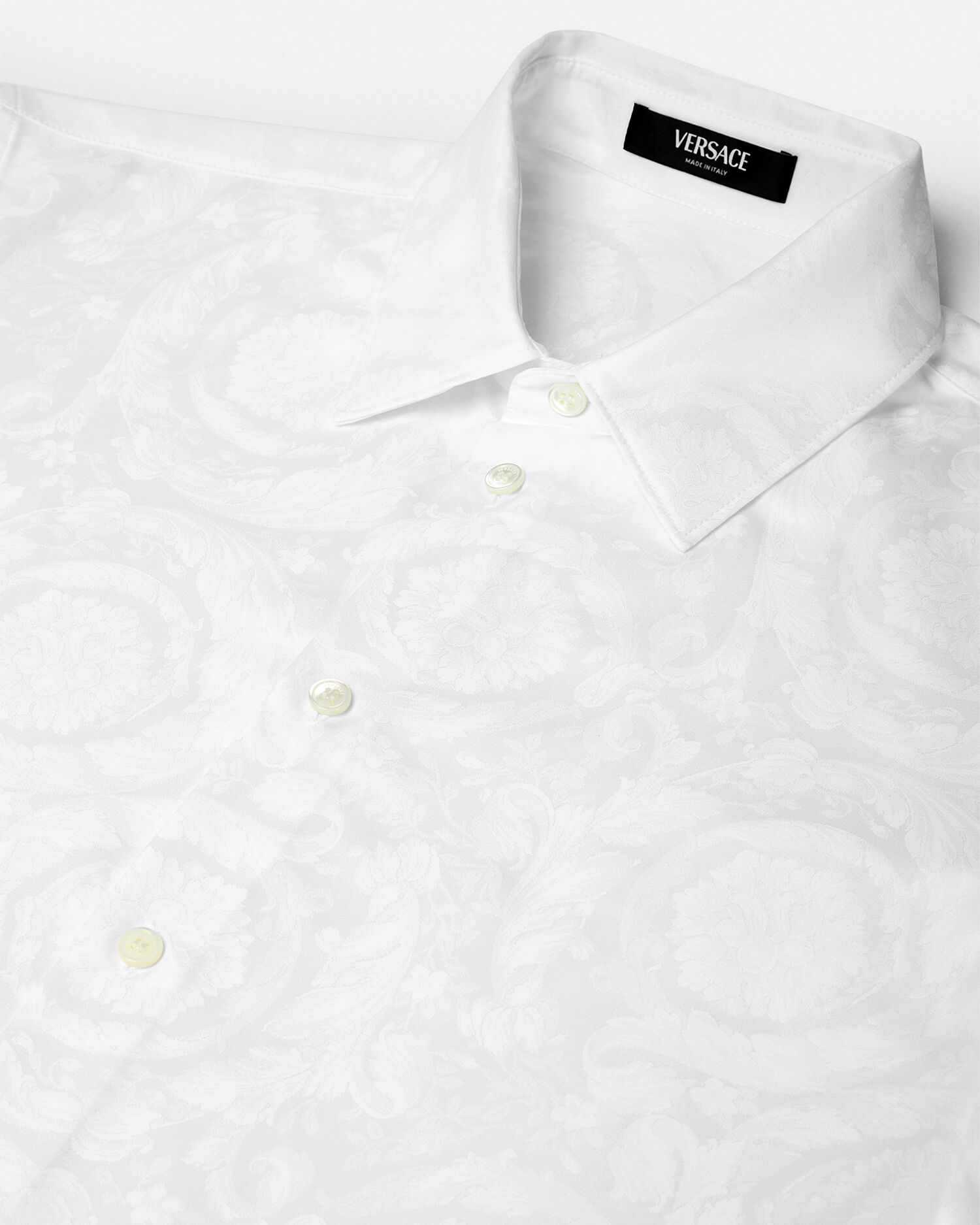 Versace mens white shirt on sale