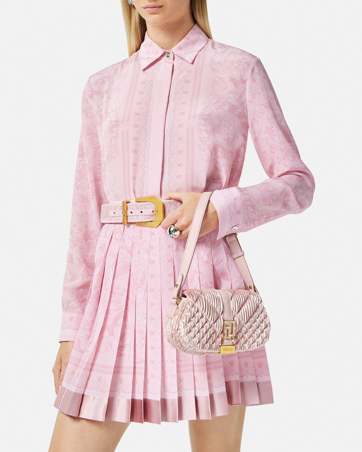 Versace store velvet bag