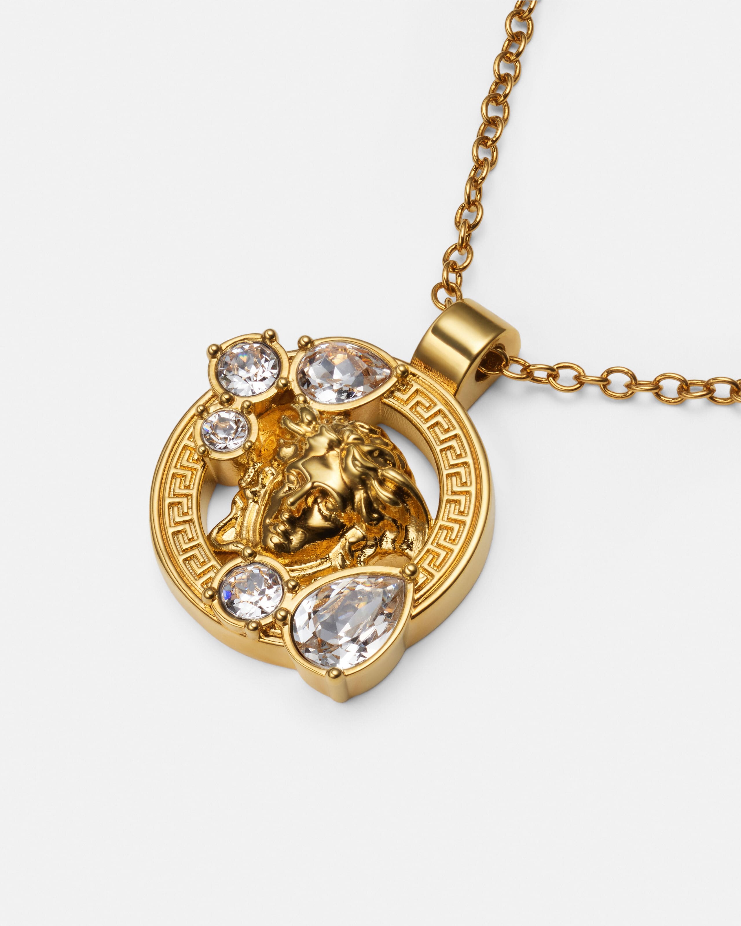 Medusa '95 Crystal Necklace | VERSACE US