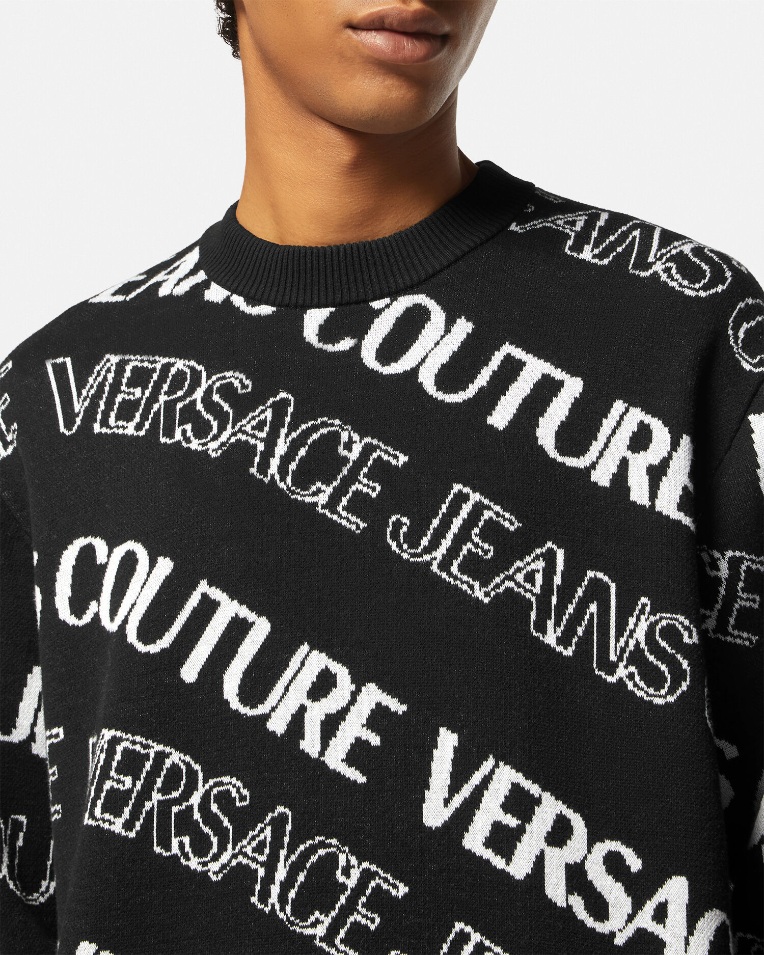 Versace sweater black store
