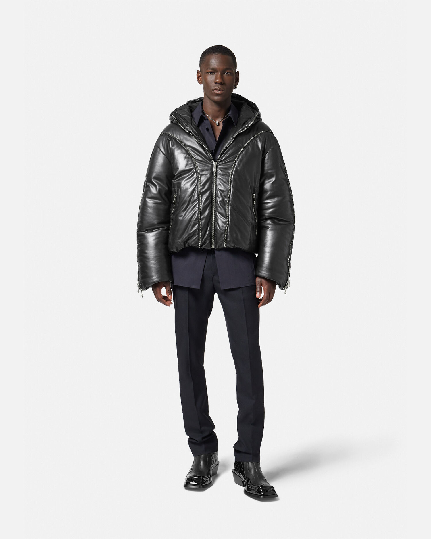Versace outlet puffer jacket
