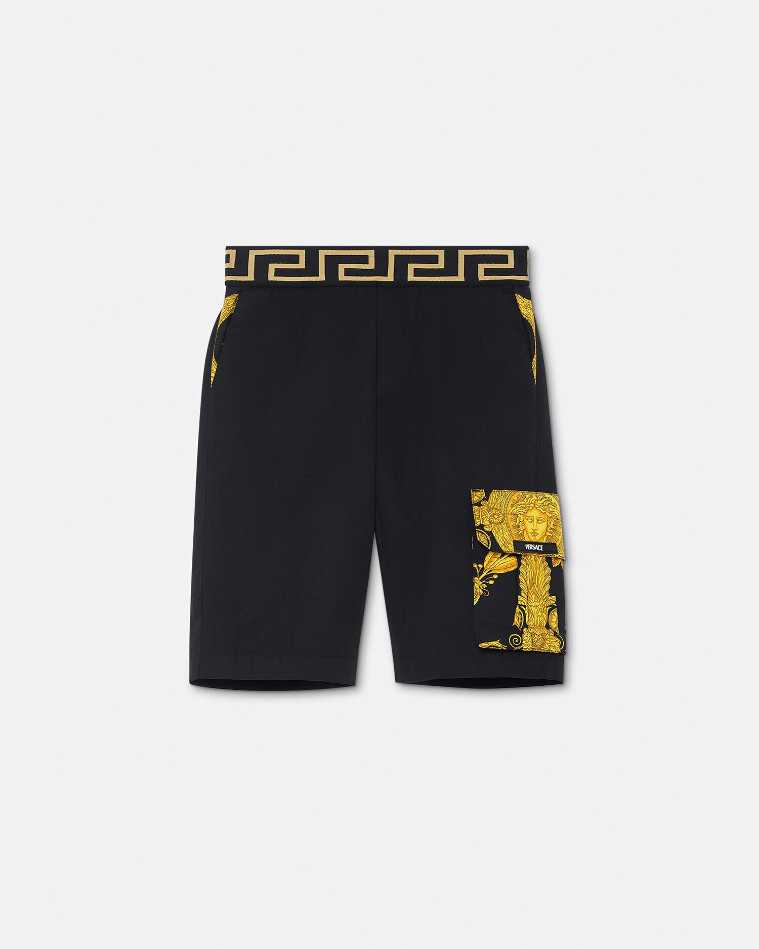 Greca border baroque swim shorts sale
