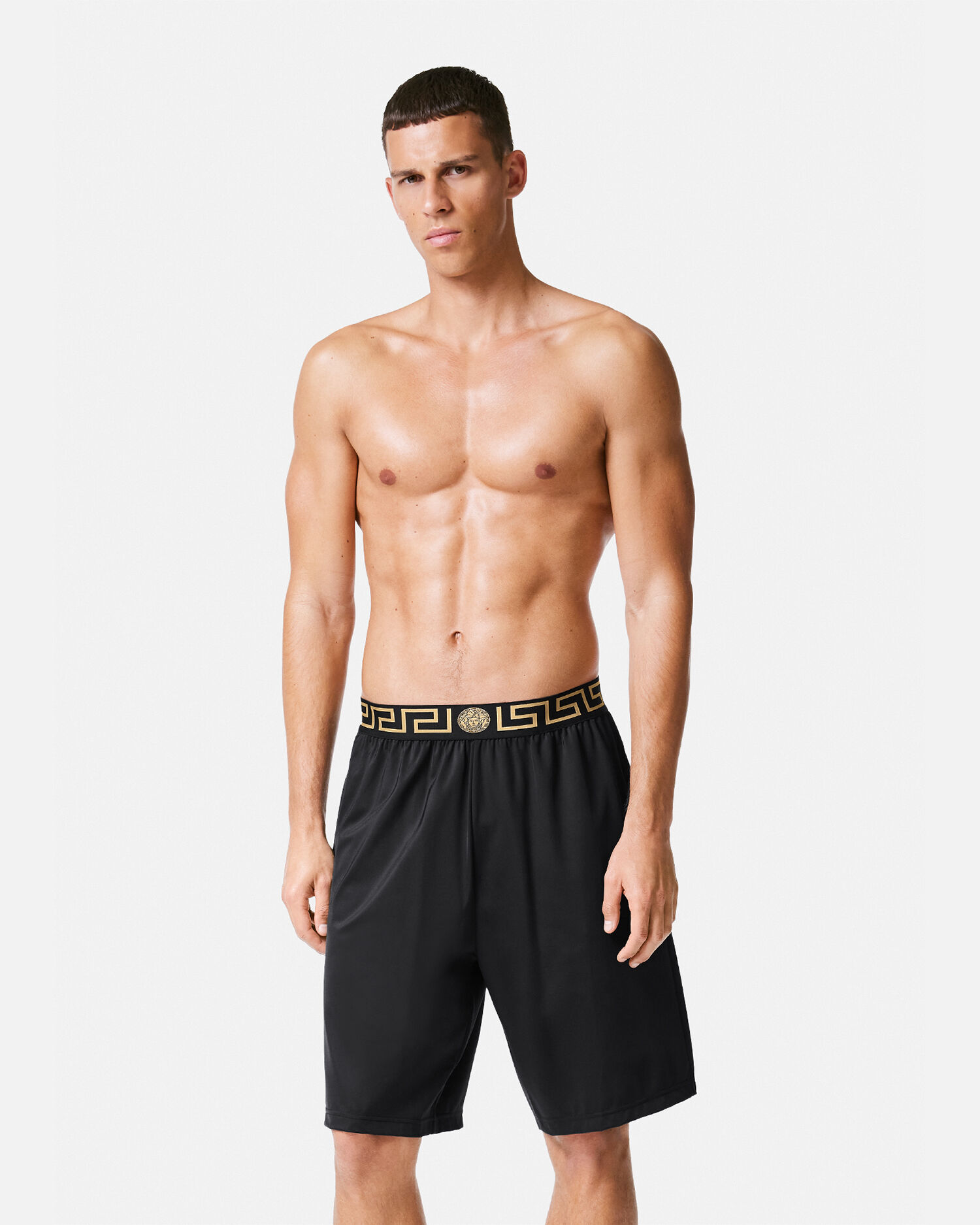 Versace swim shorts black shop