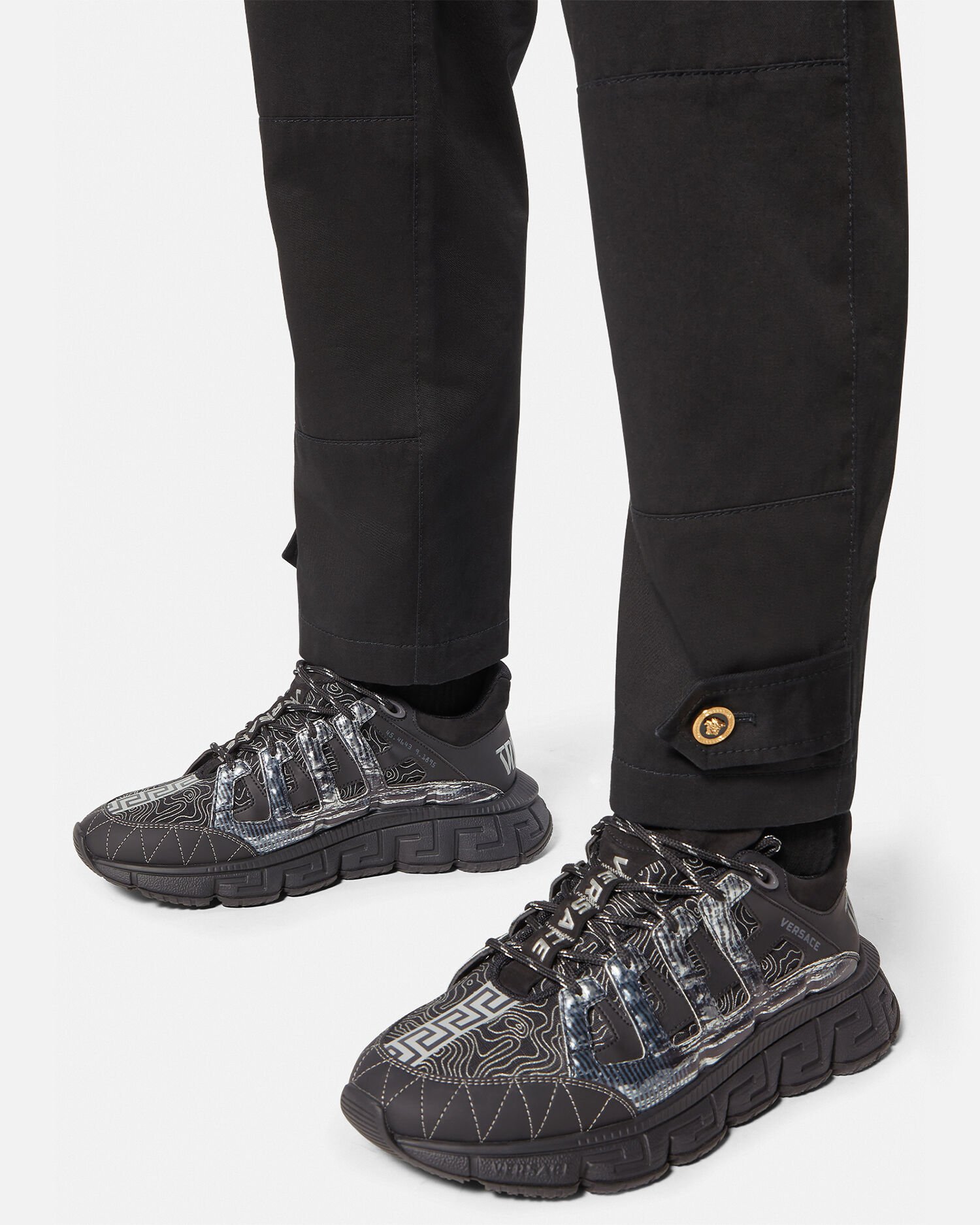 Versace mens trainers on sale