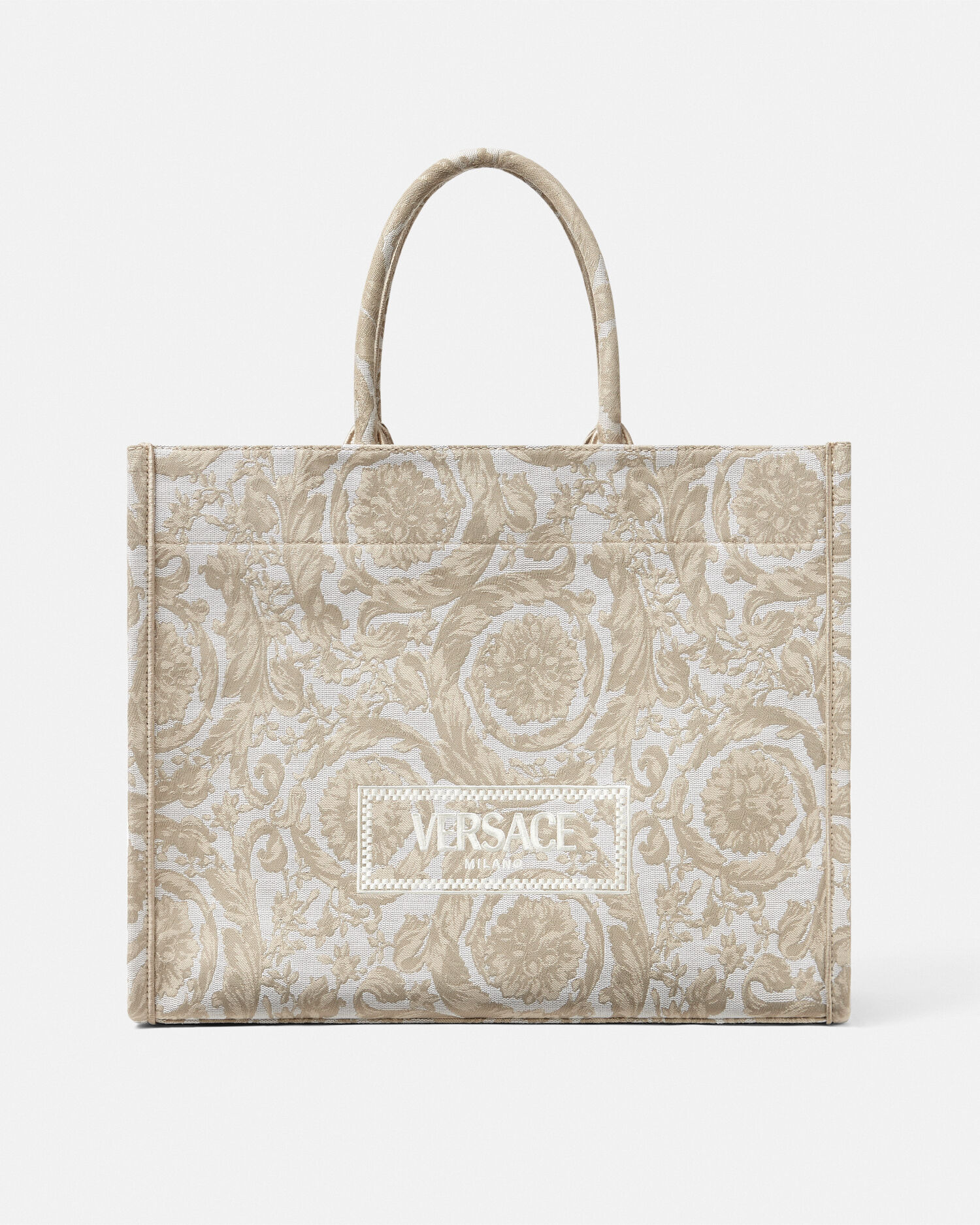 Versace clear 2025 tote bag