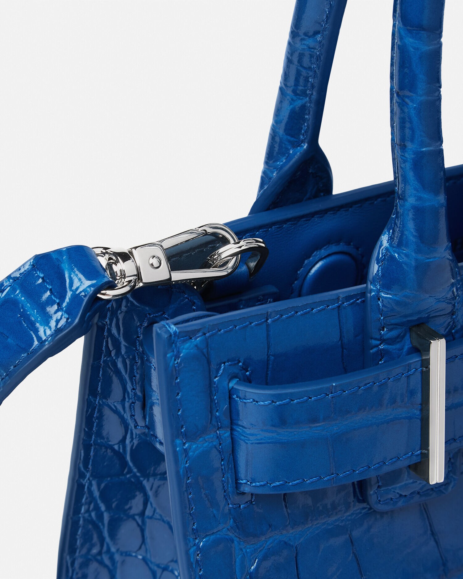 Medusa '95 Small Croc-Effect Tote