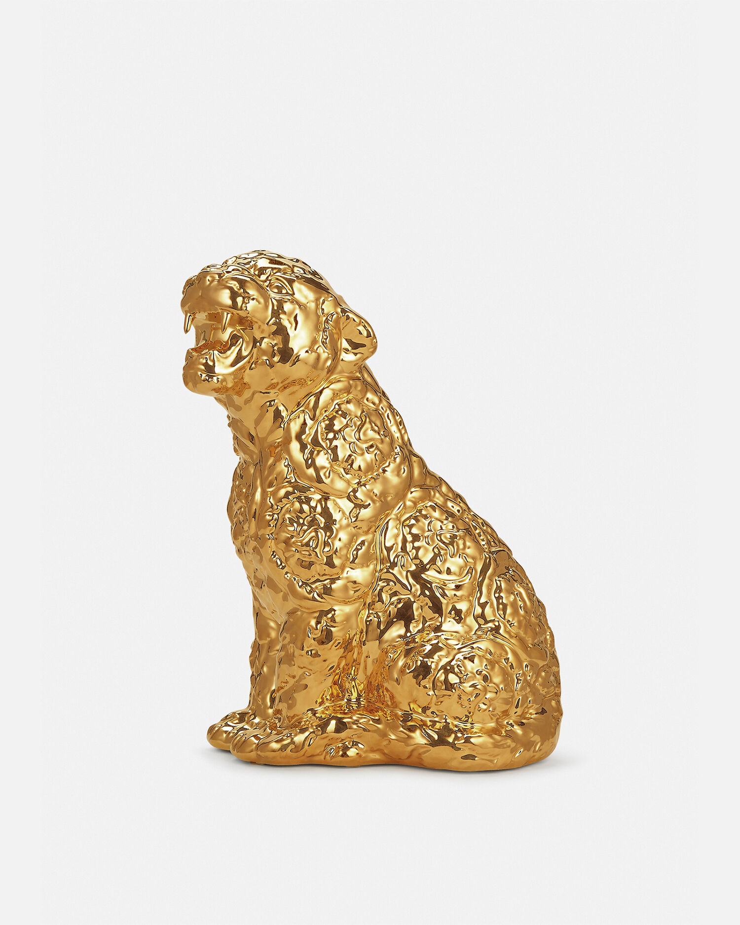 VERSACE  ヴェルサーチ ロッコ チーター ゴールド スモール Small Rokko Cheetah Yellow | VERSACE US