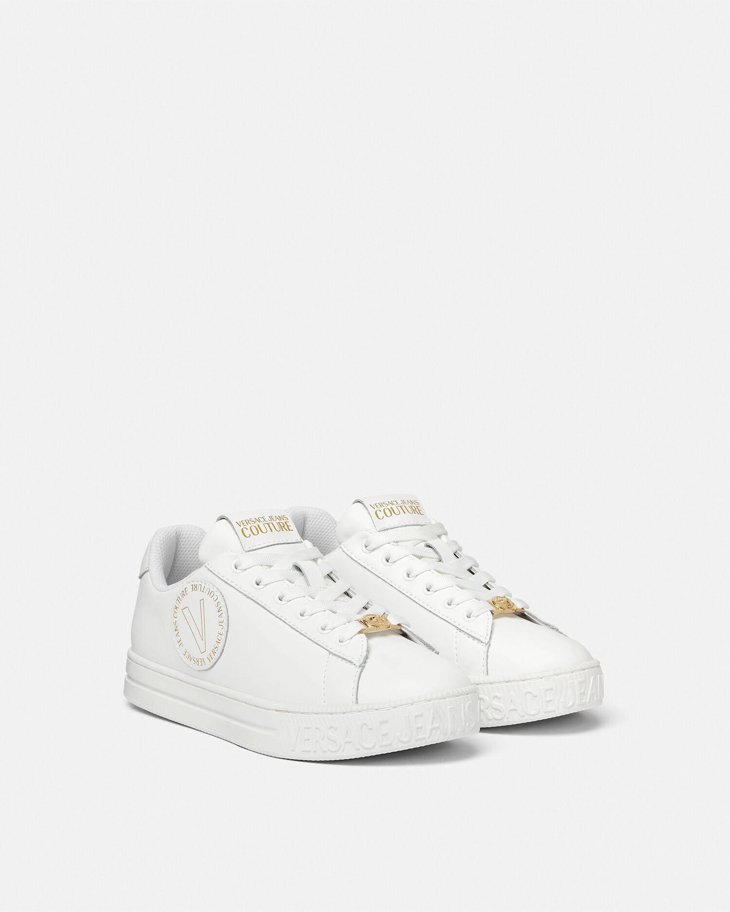 Versace jeans sneakers white online