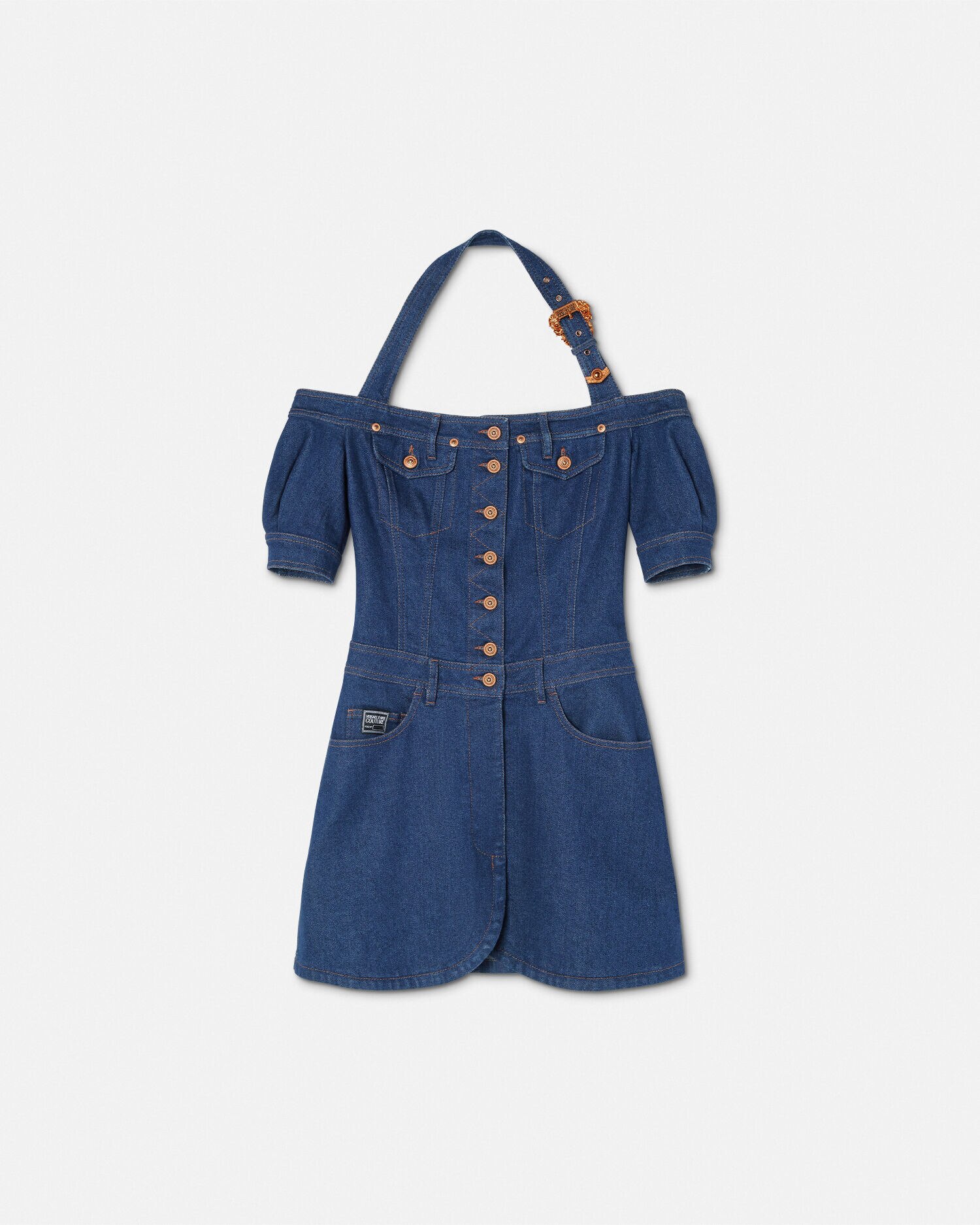 Versace sales denim dress