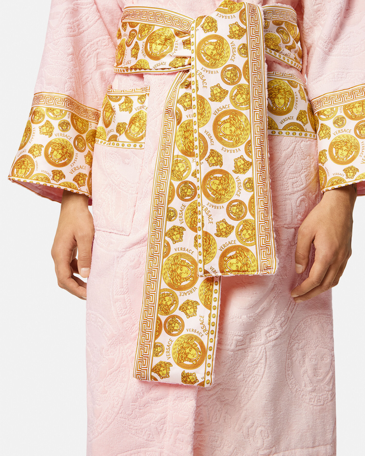Peignoir versace hotsell femme rose