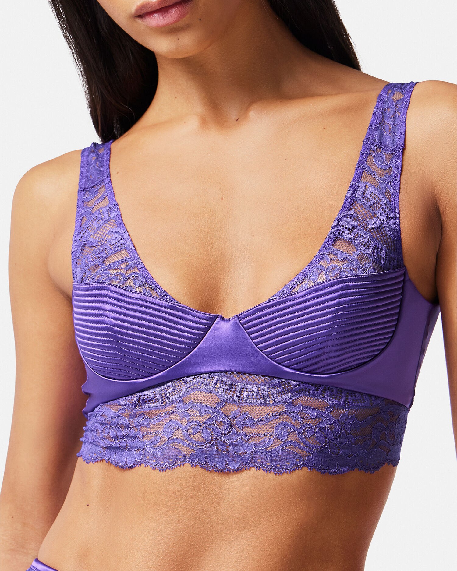 Purple bralette top sales