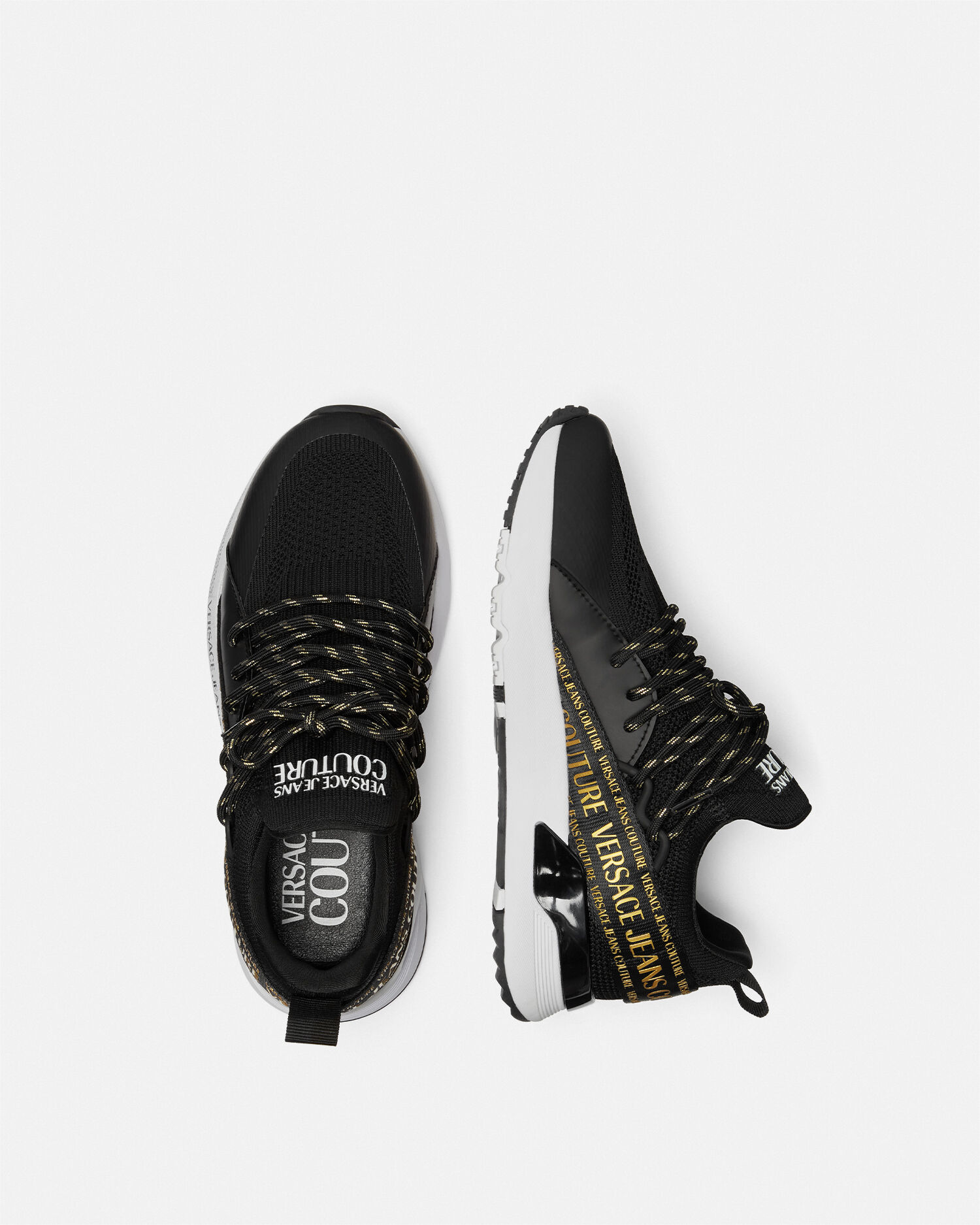 Dynamic Logo Sneakers VERSACE