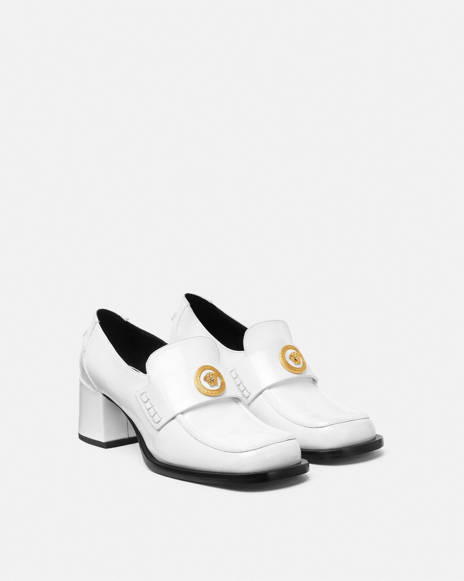 Versace loafers white outlet