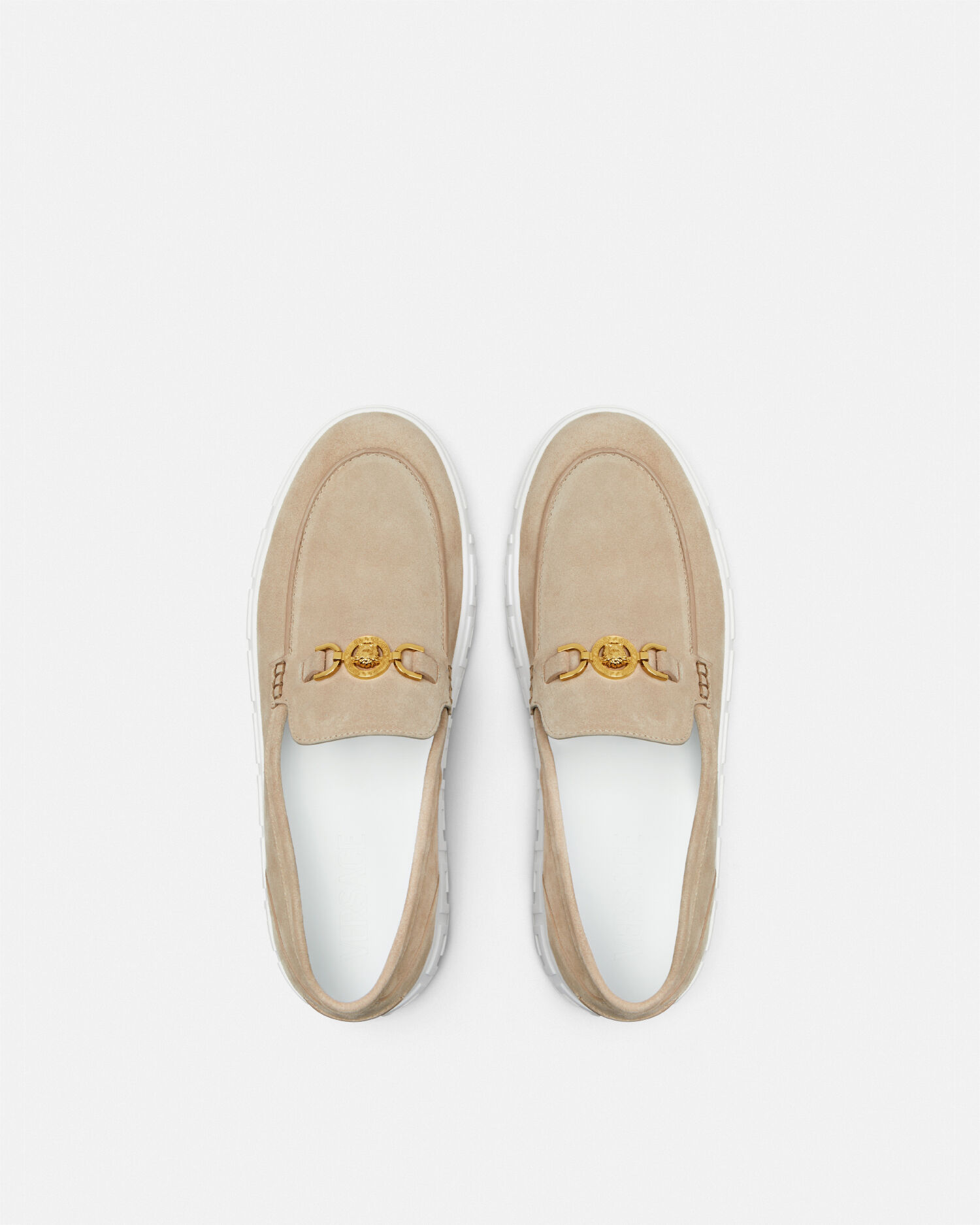 Medusa 95 Suede Greca Loafers
