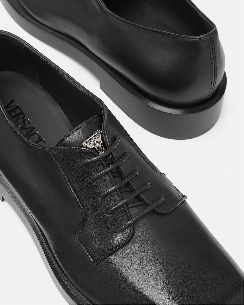 Versace Squared Derby Shoes for Men Online Store EU