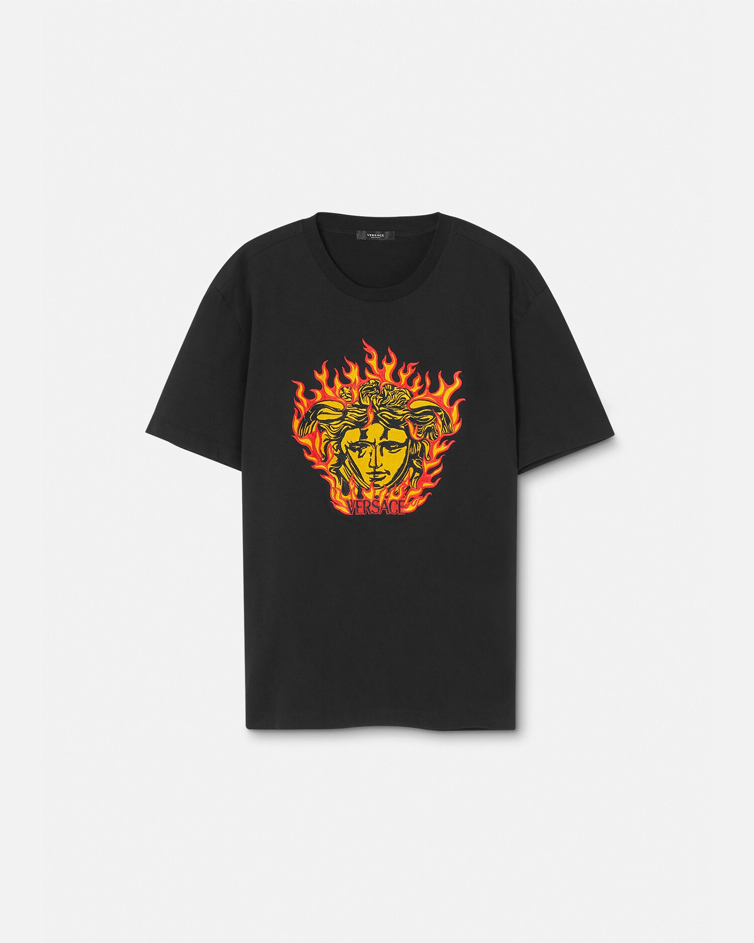 T shirt versace best sale noir