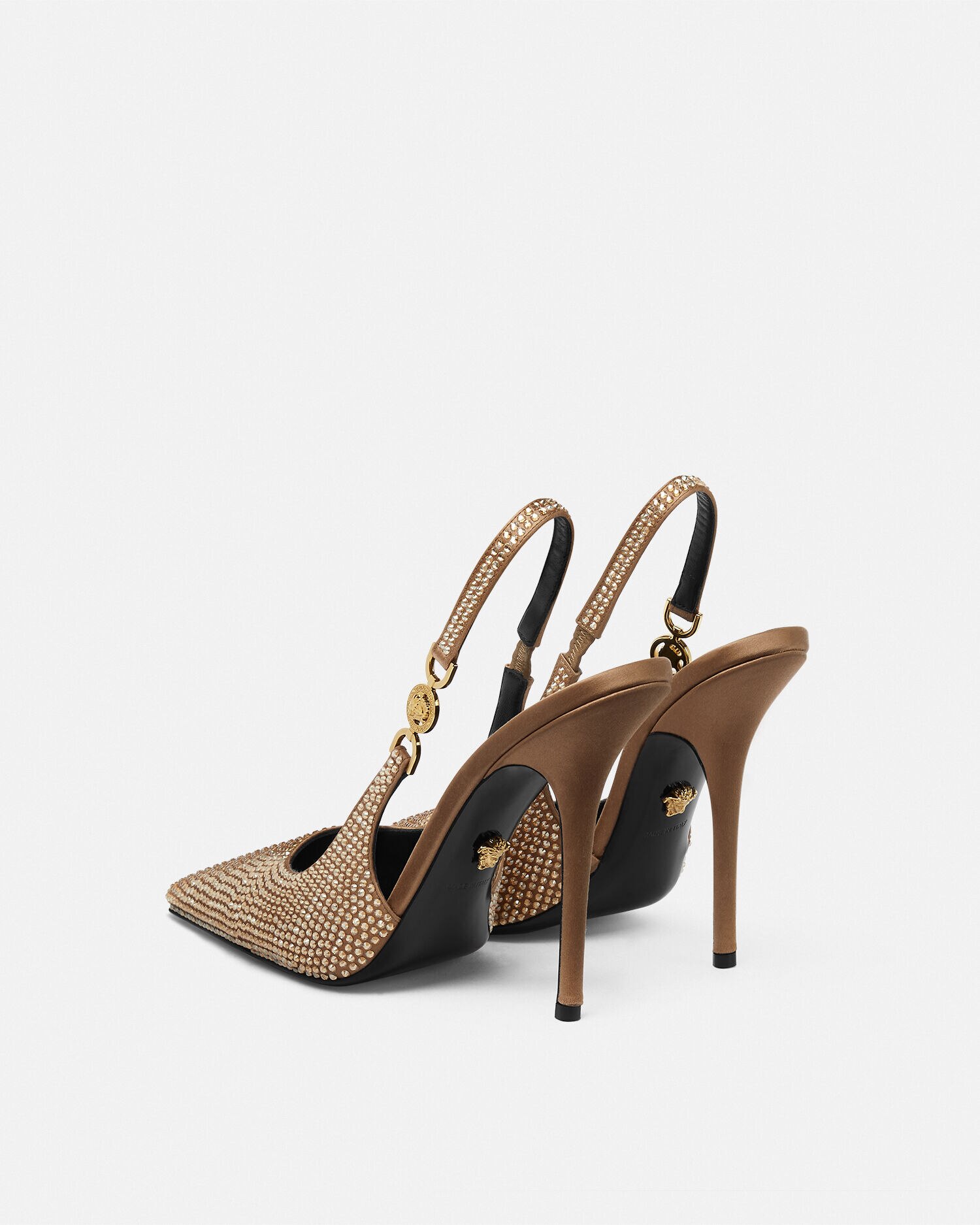 Medusa 95 Crystal Slingback Pumps 110 mm