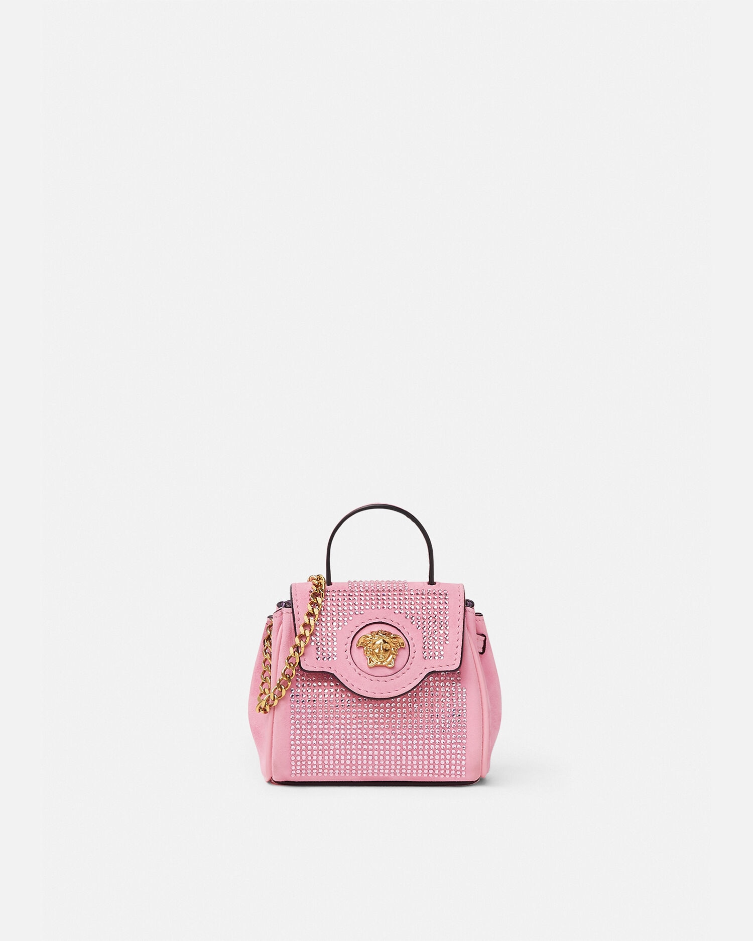 Versace pink medusa best sale bag