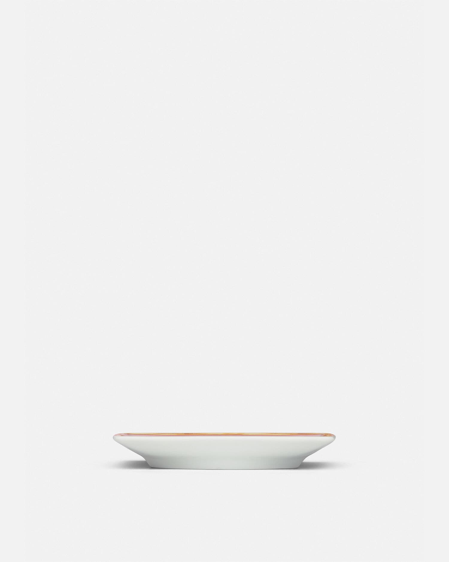 Versace Alphabet L Small Square Plate 12cm Print | VERSACE US