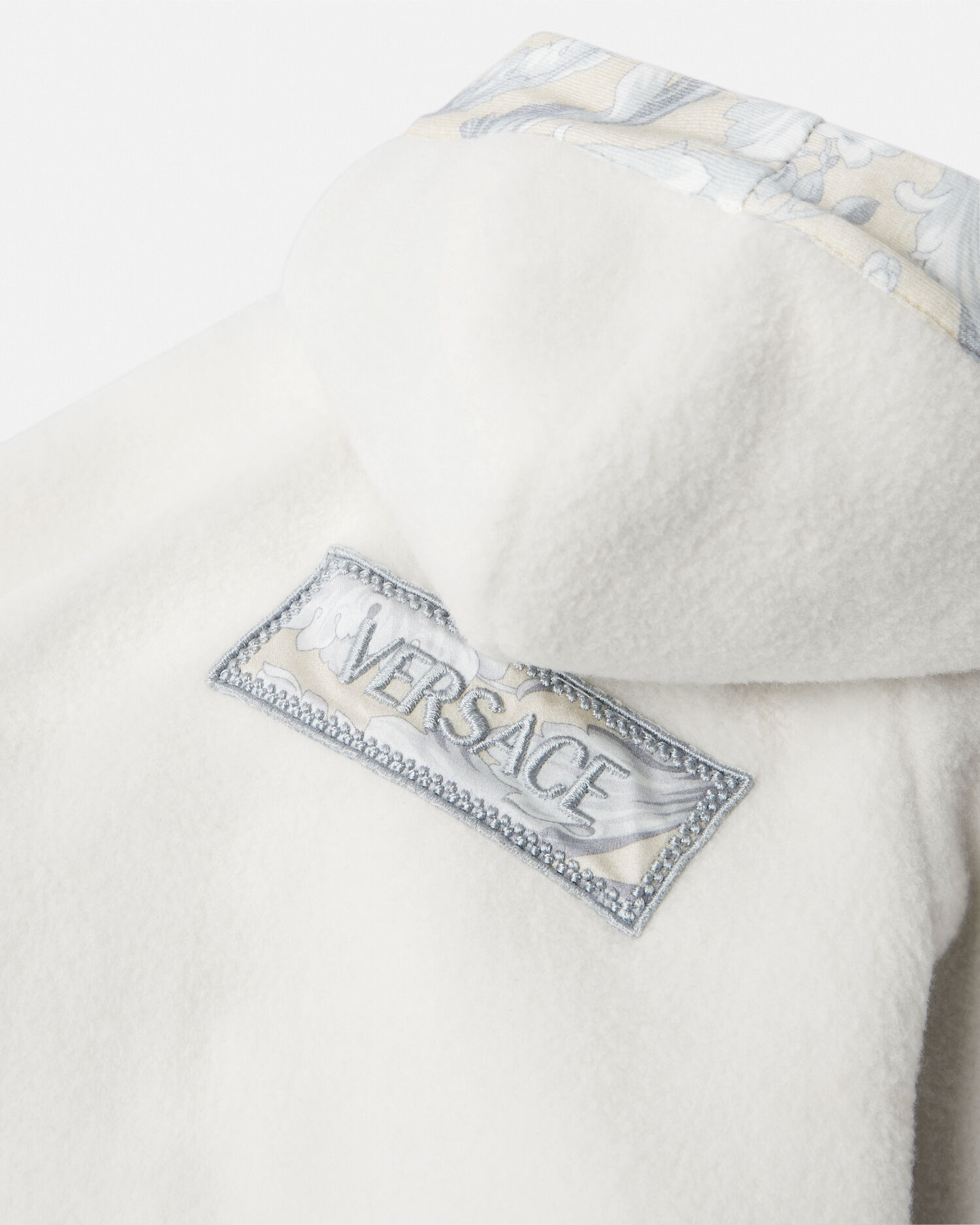 Barocco Dog Hoodie Print VERSACE