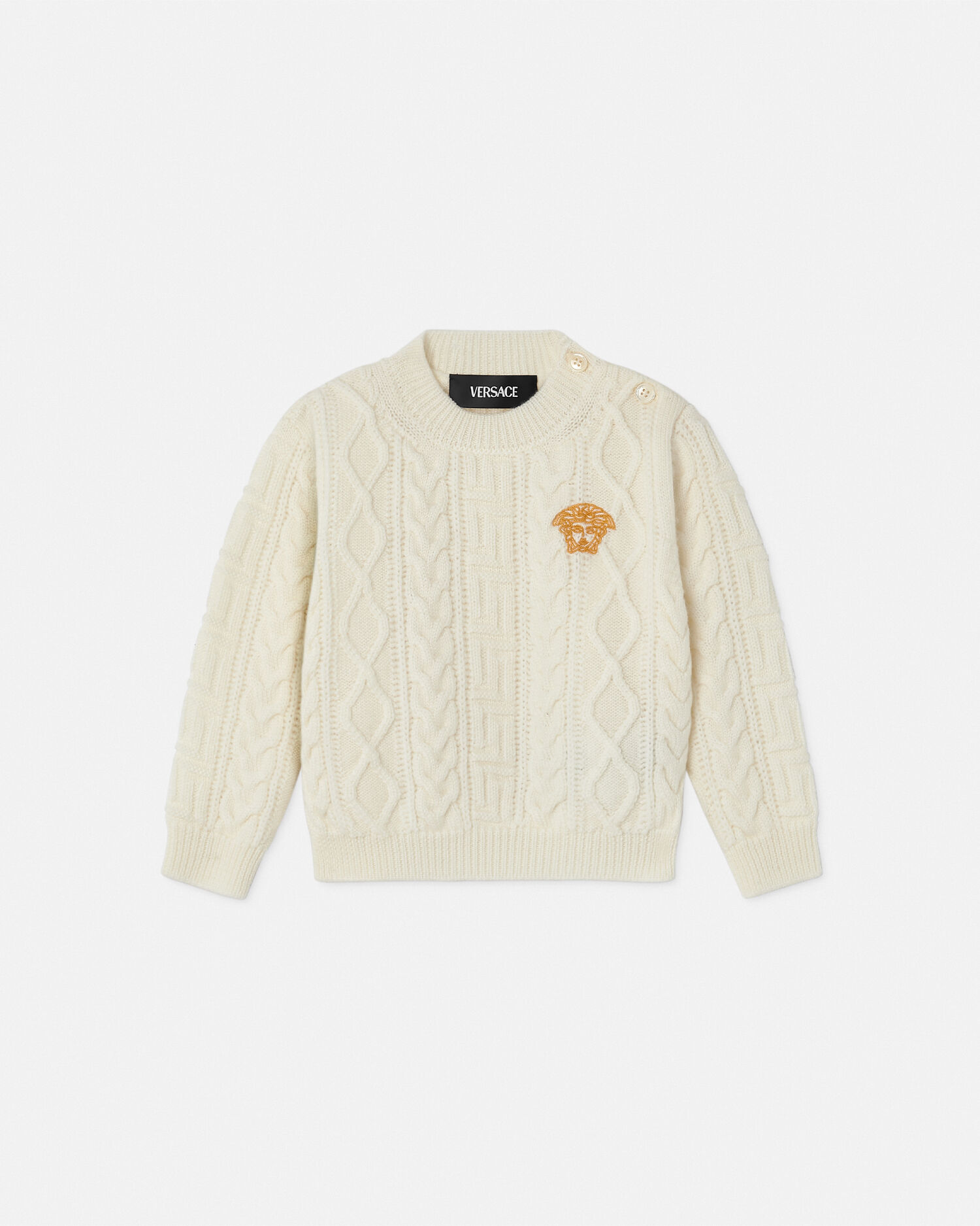Medusa Baby Cable Knit Sweater