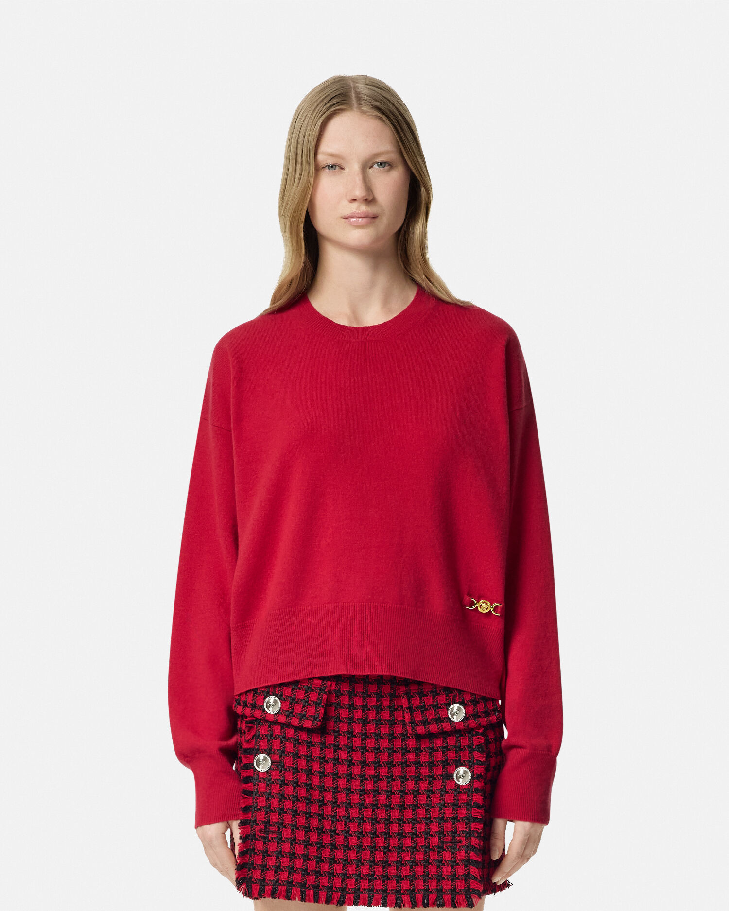 Versace sweater red cheap