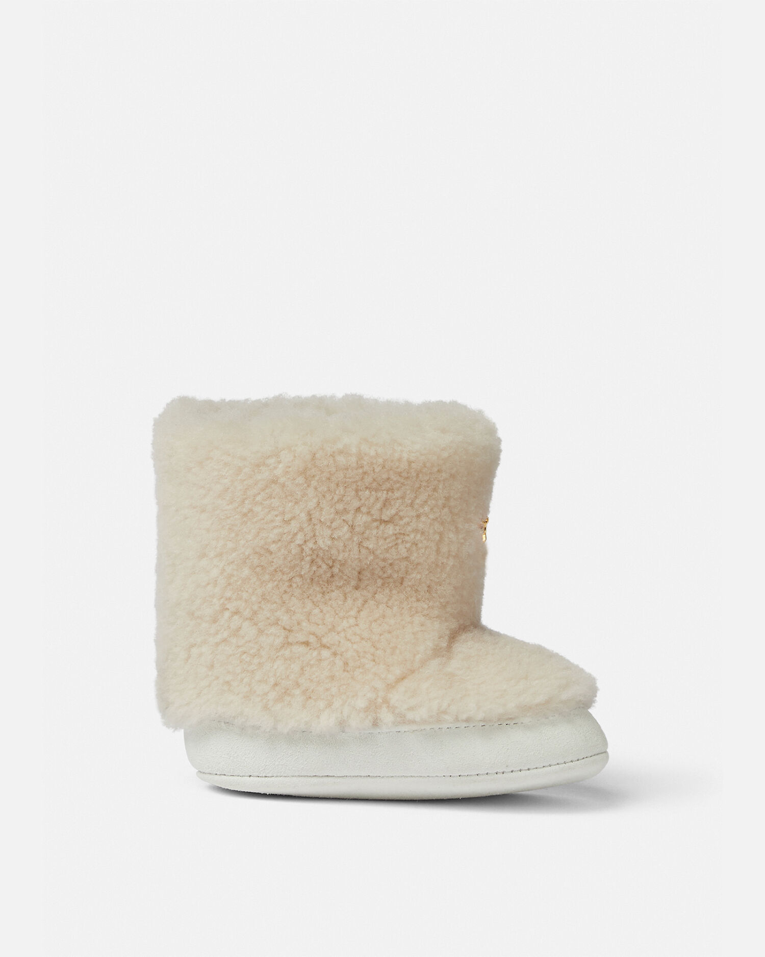 Versace Kids La Medusa Shearling Baby Snow Boots for Newborn
