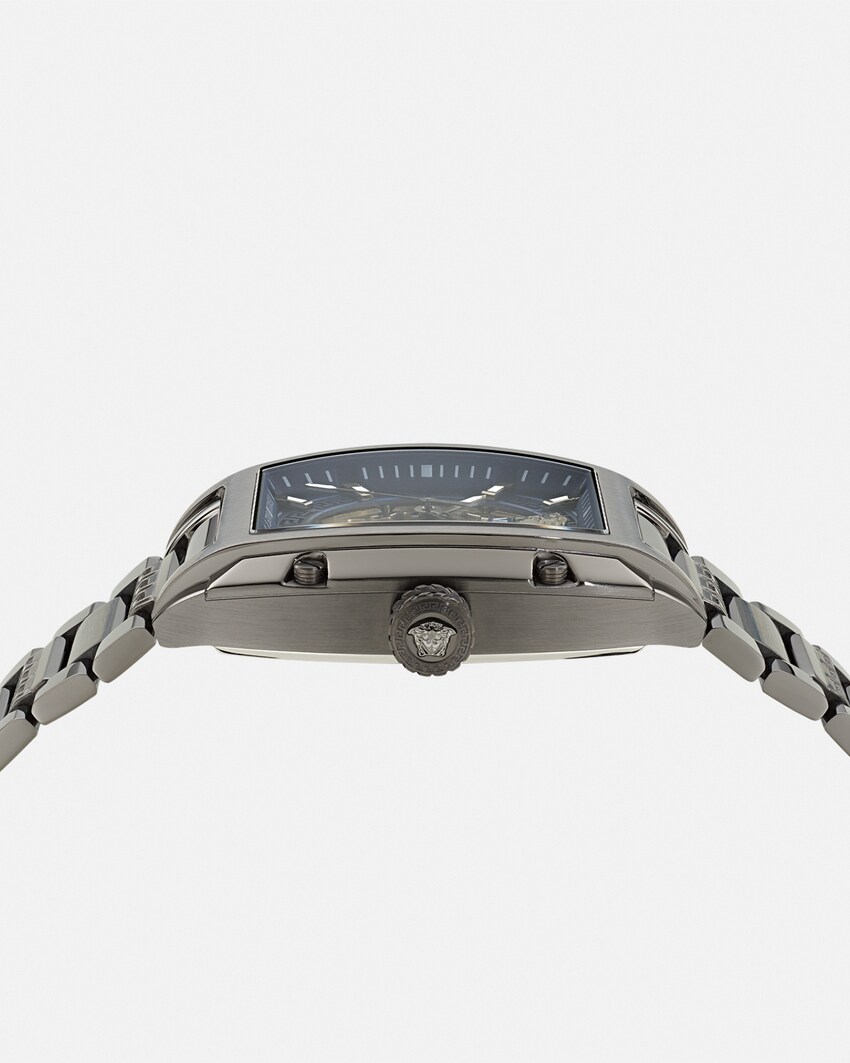 Versace Dominus Skeleton Watch Gray 3