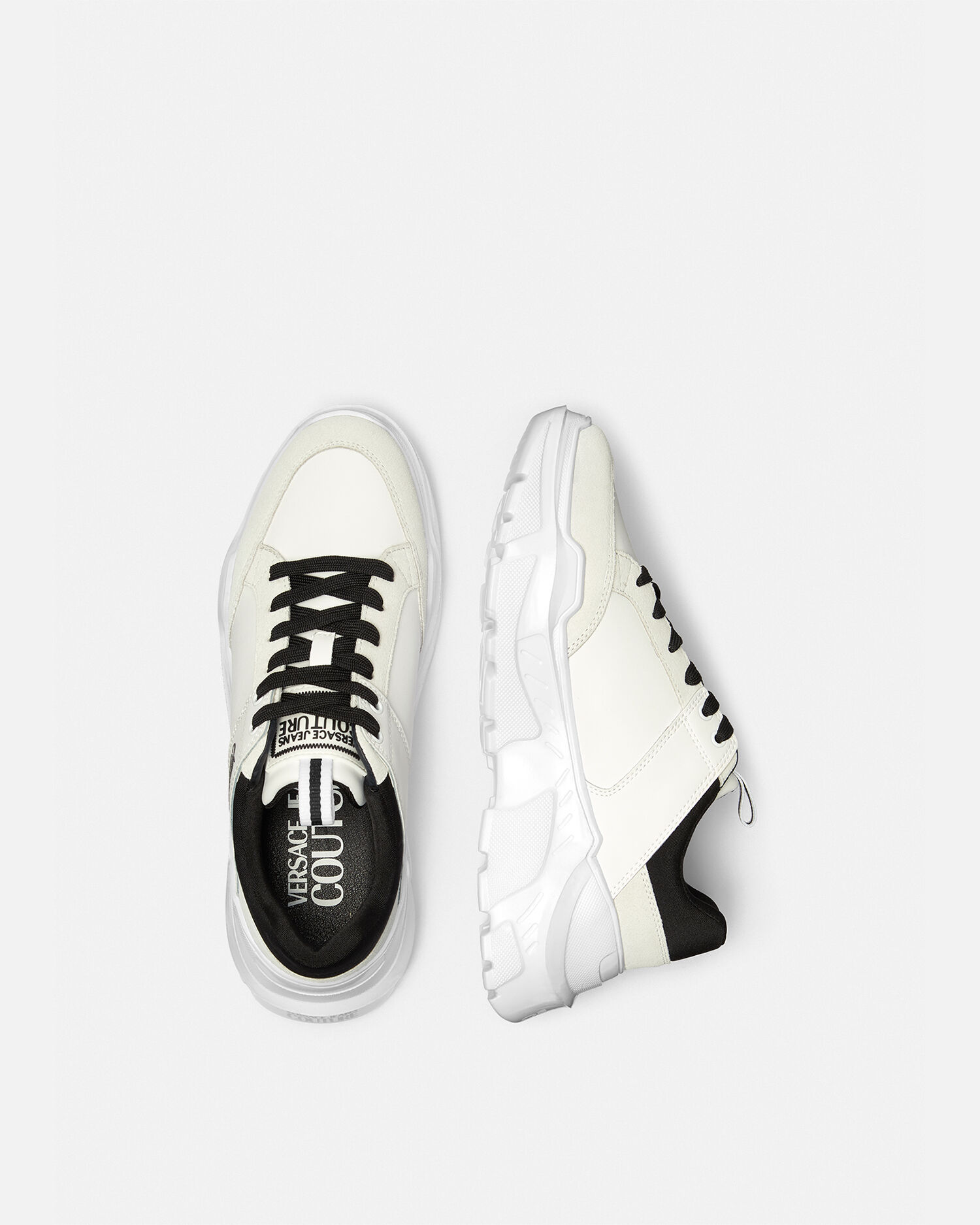 Speedtrack Sneakers White,Print | VERSACE