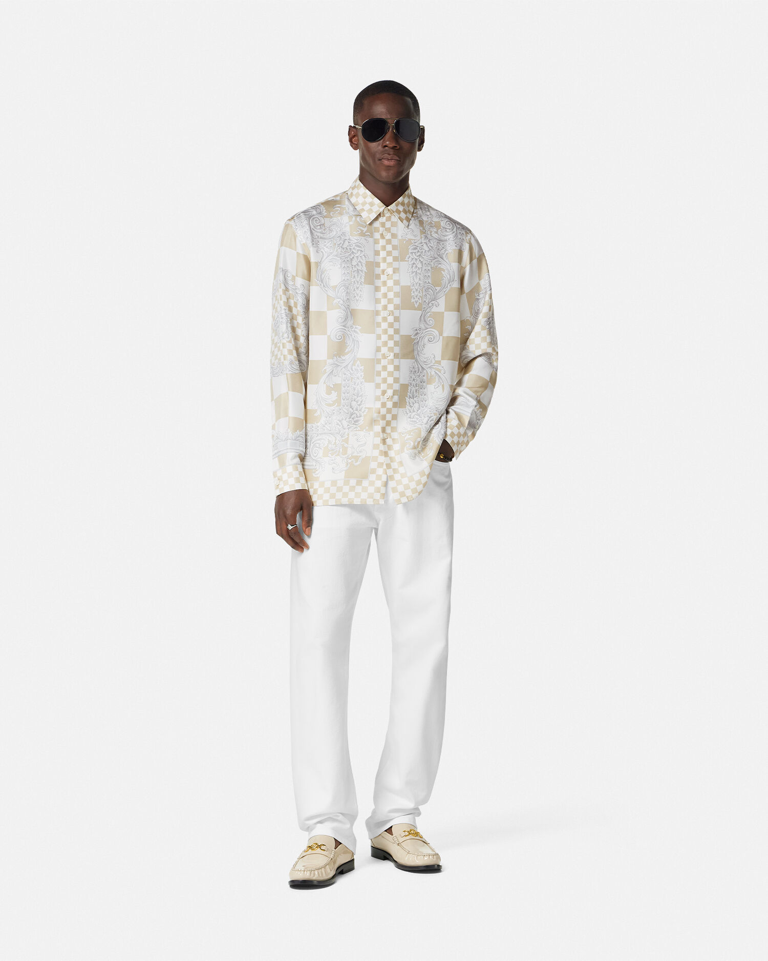 Versace medusa store dress shirt