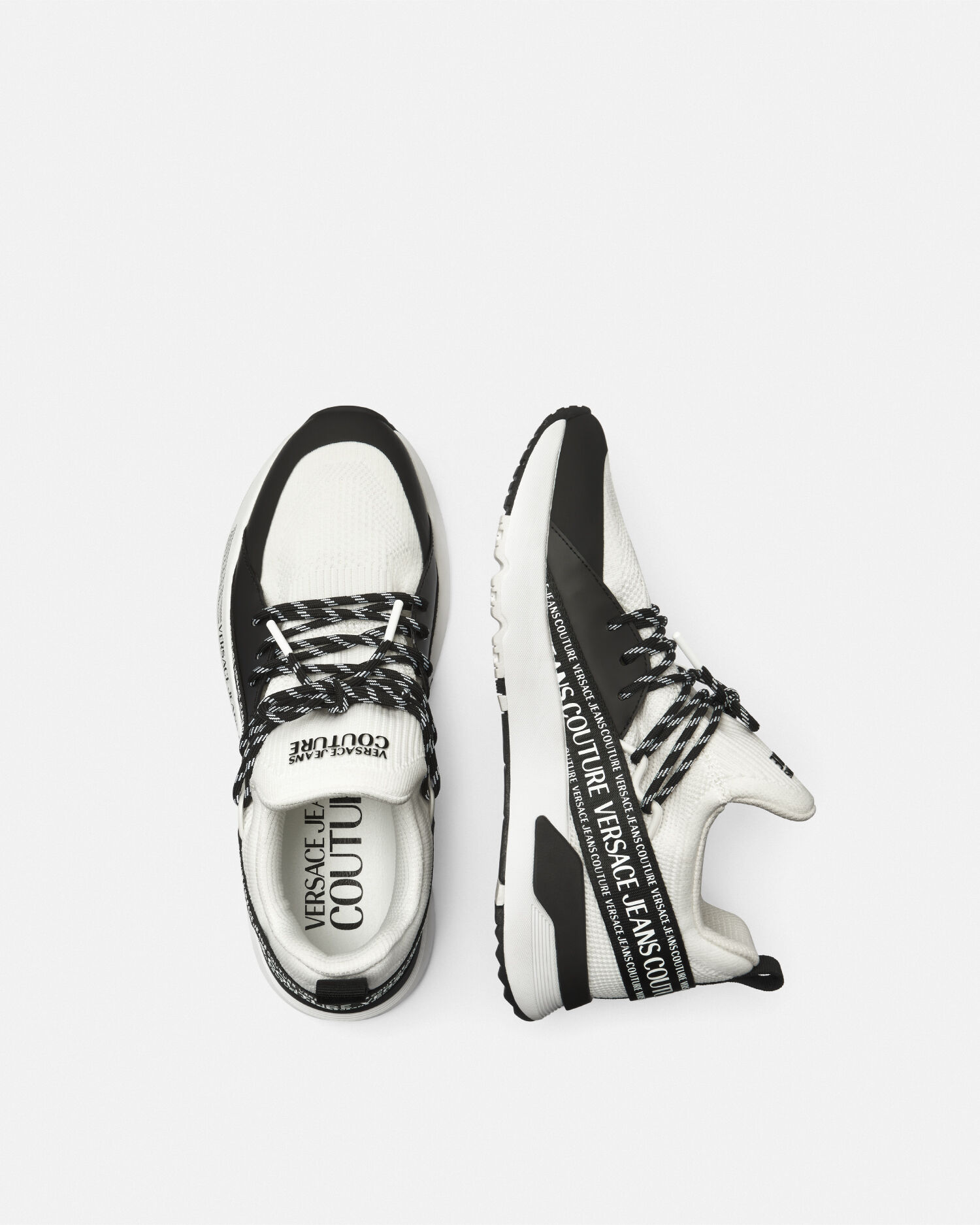 Versace logo trainers hot sale
