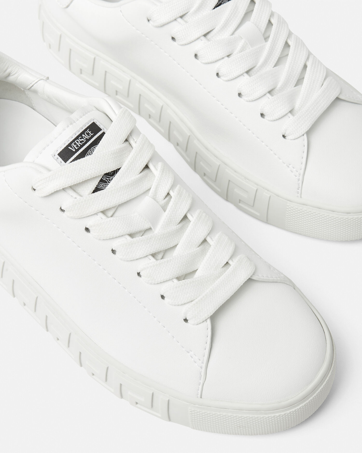 Greca zapatillas de nailon Blanco | VERSACE ES