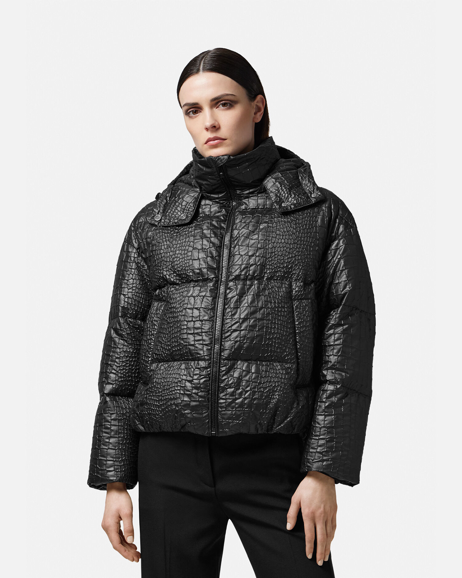 Versace puffer coat women's store