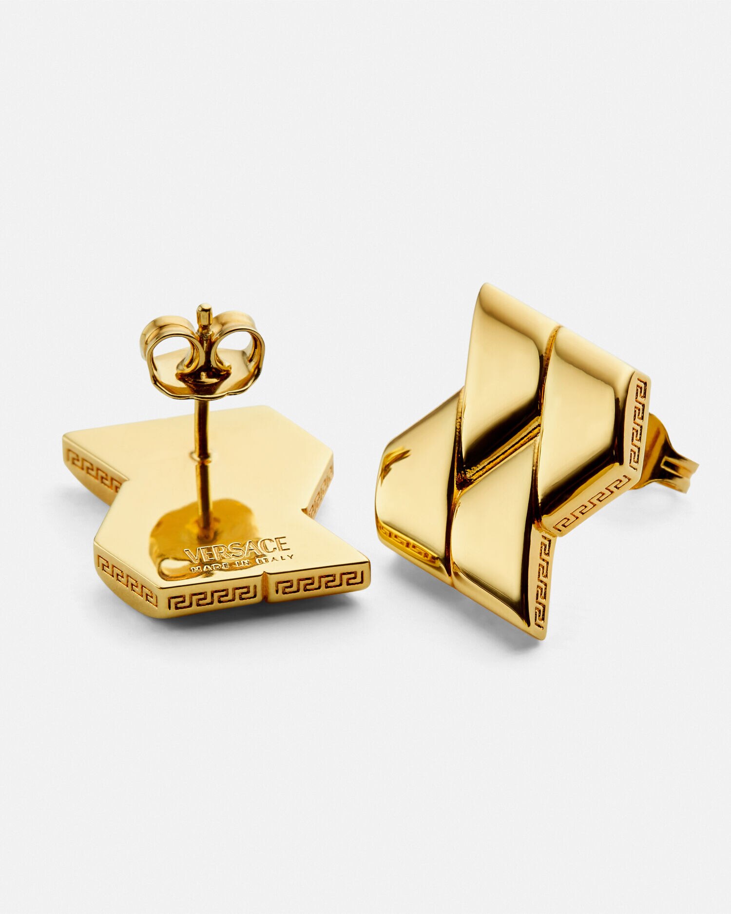 Versace gold earrings price online