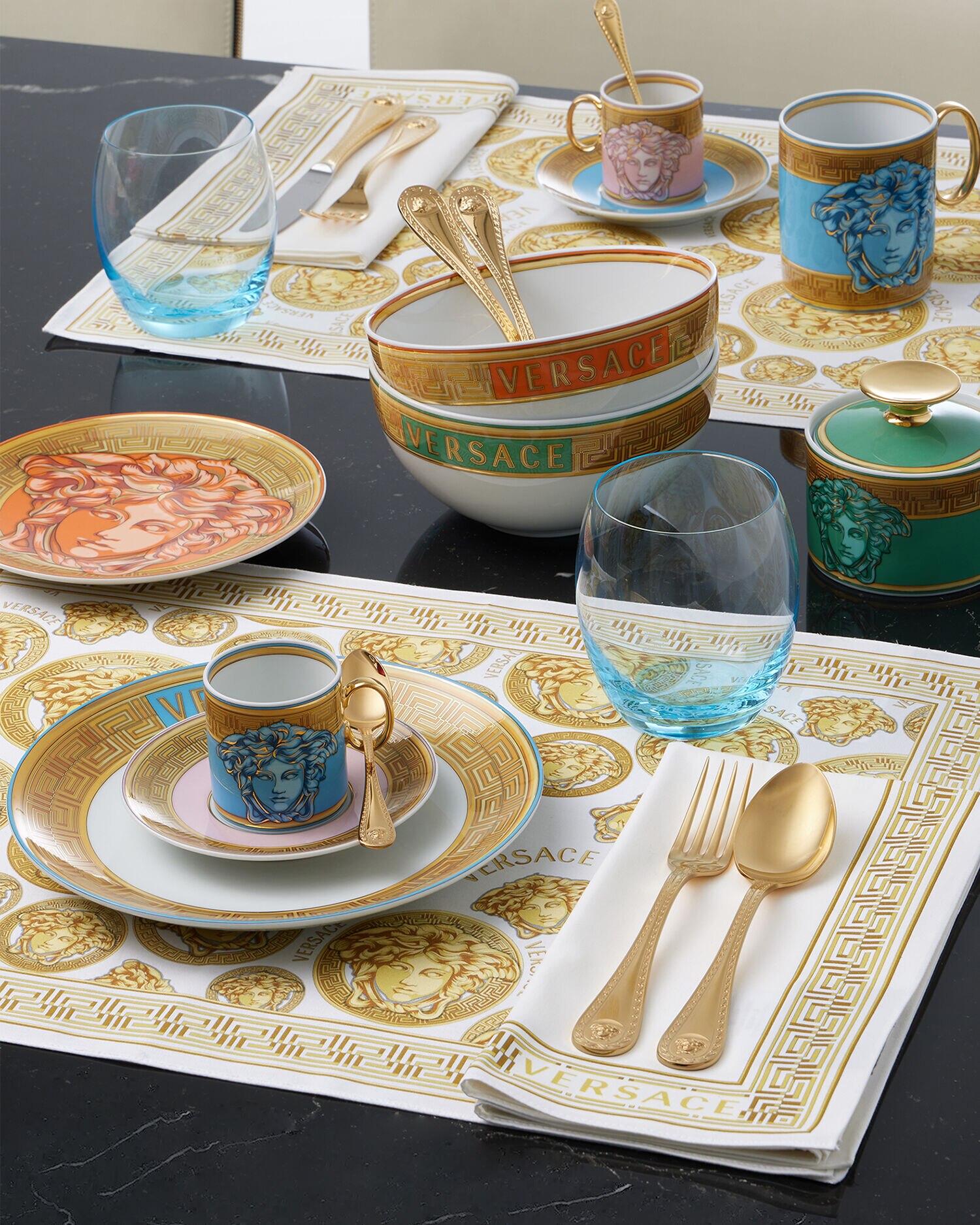 Versace gold outlet set