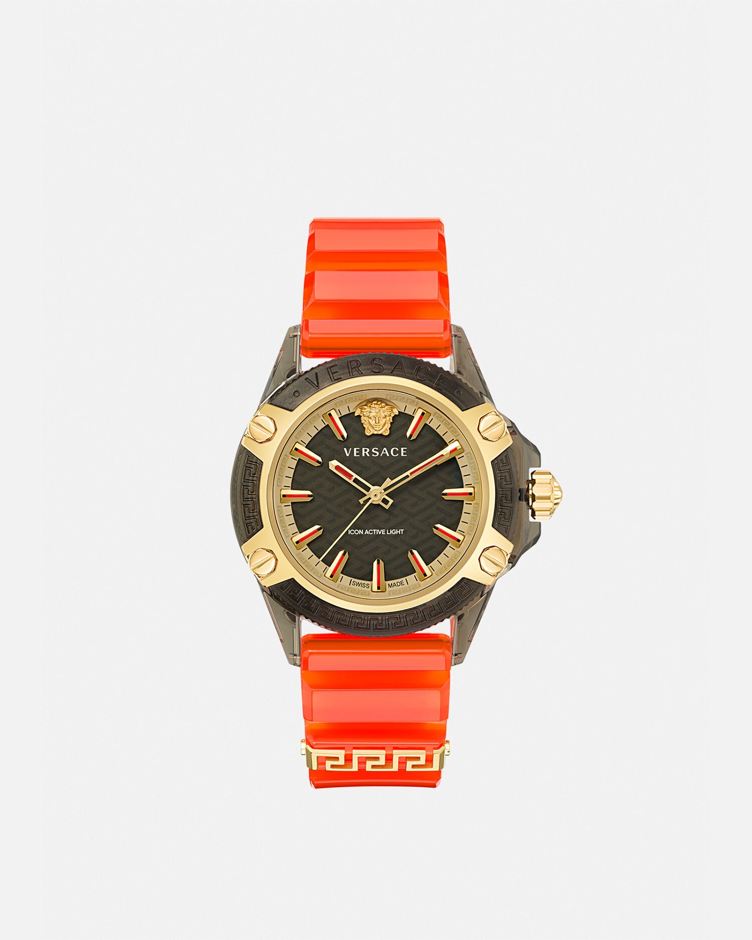 Orange versace watch hot sale
