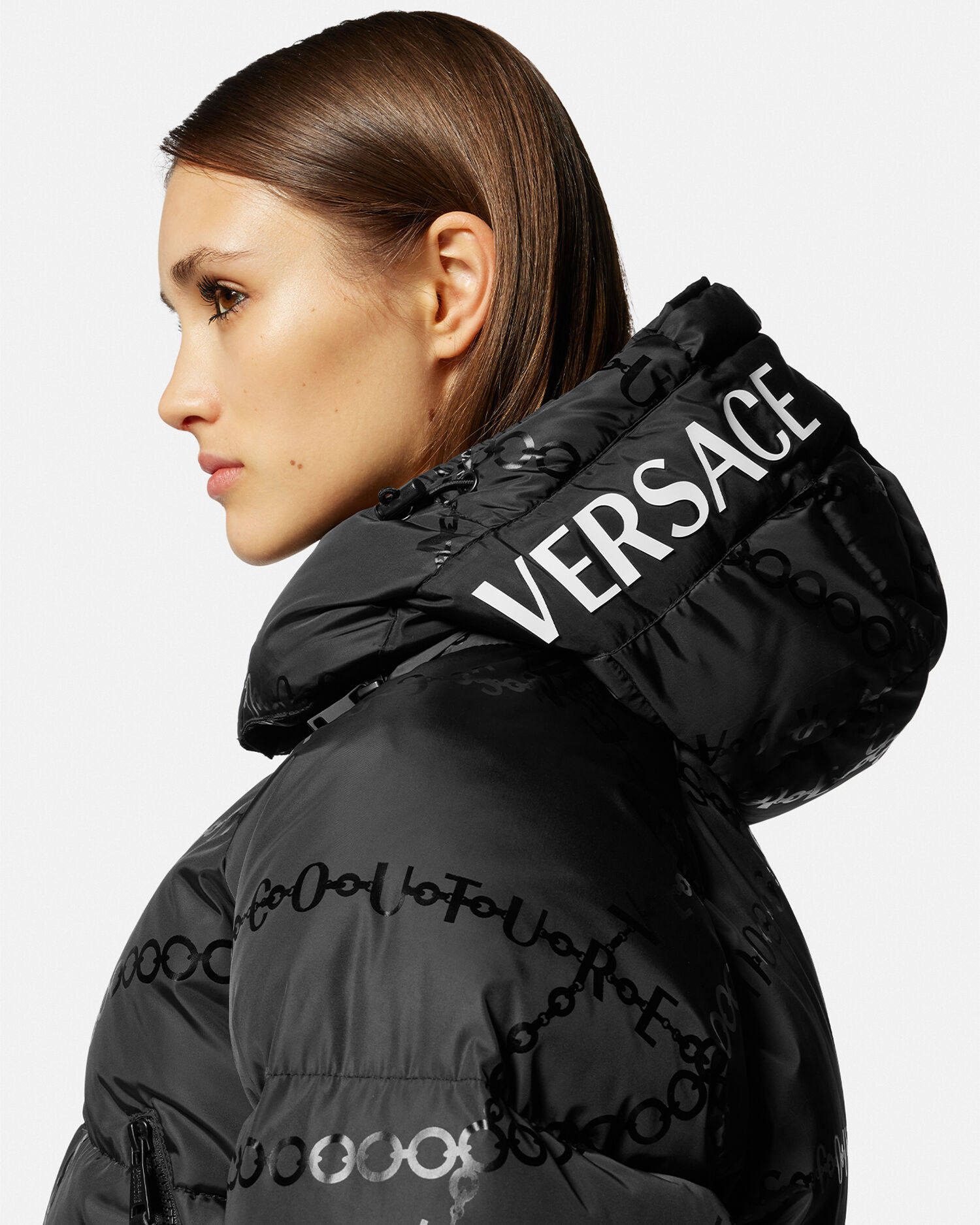 Versace padded jacket clearance