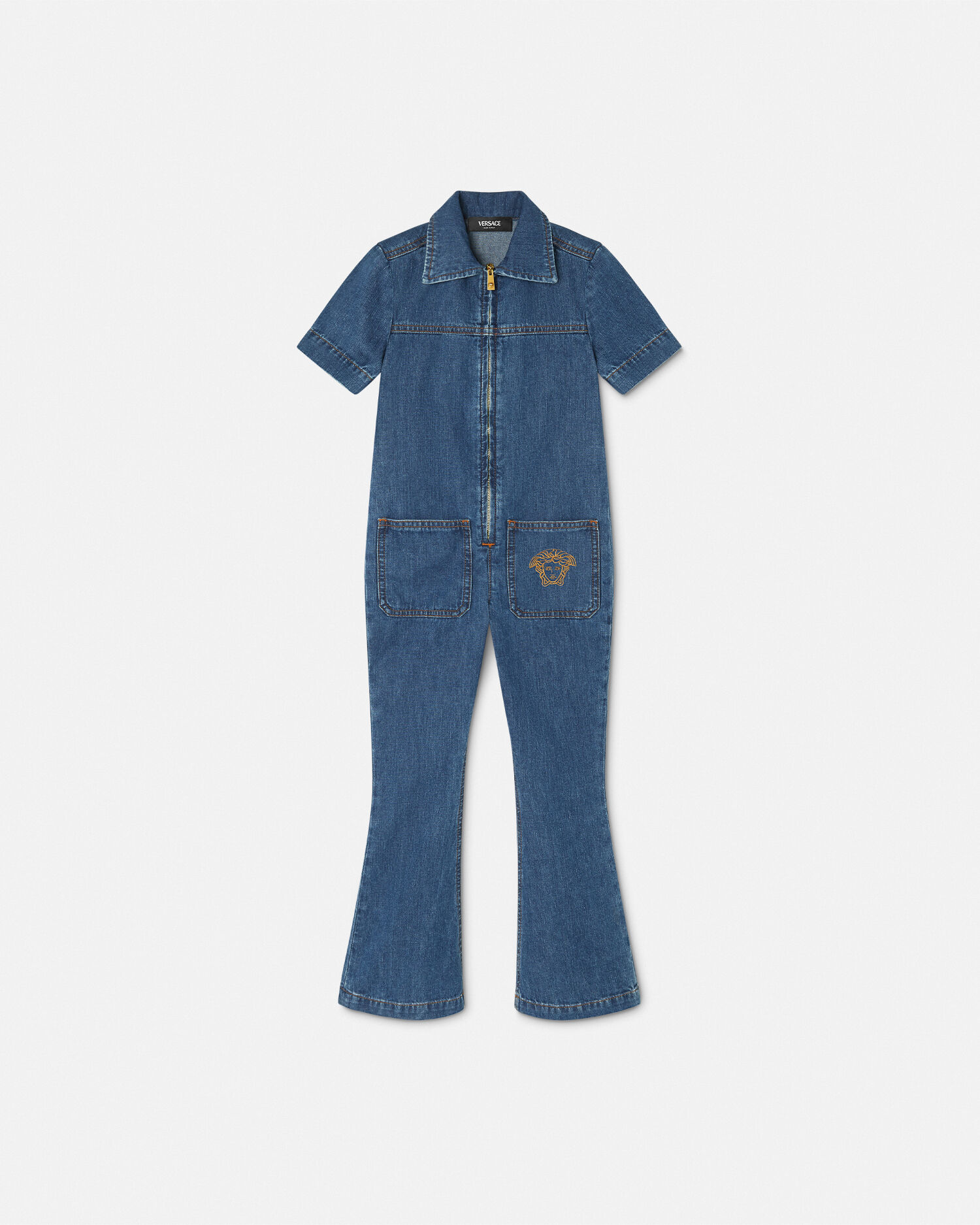 Blue jumpsuit for kids shop
