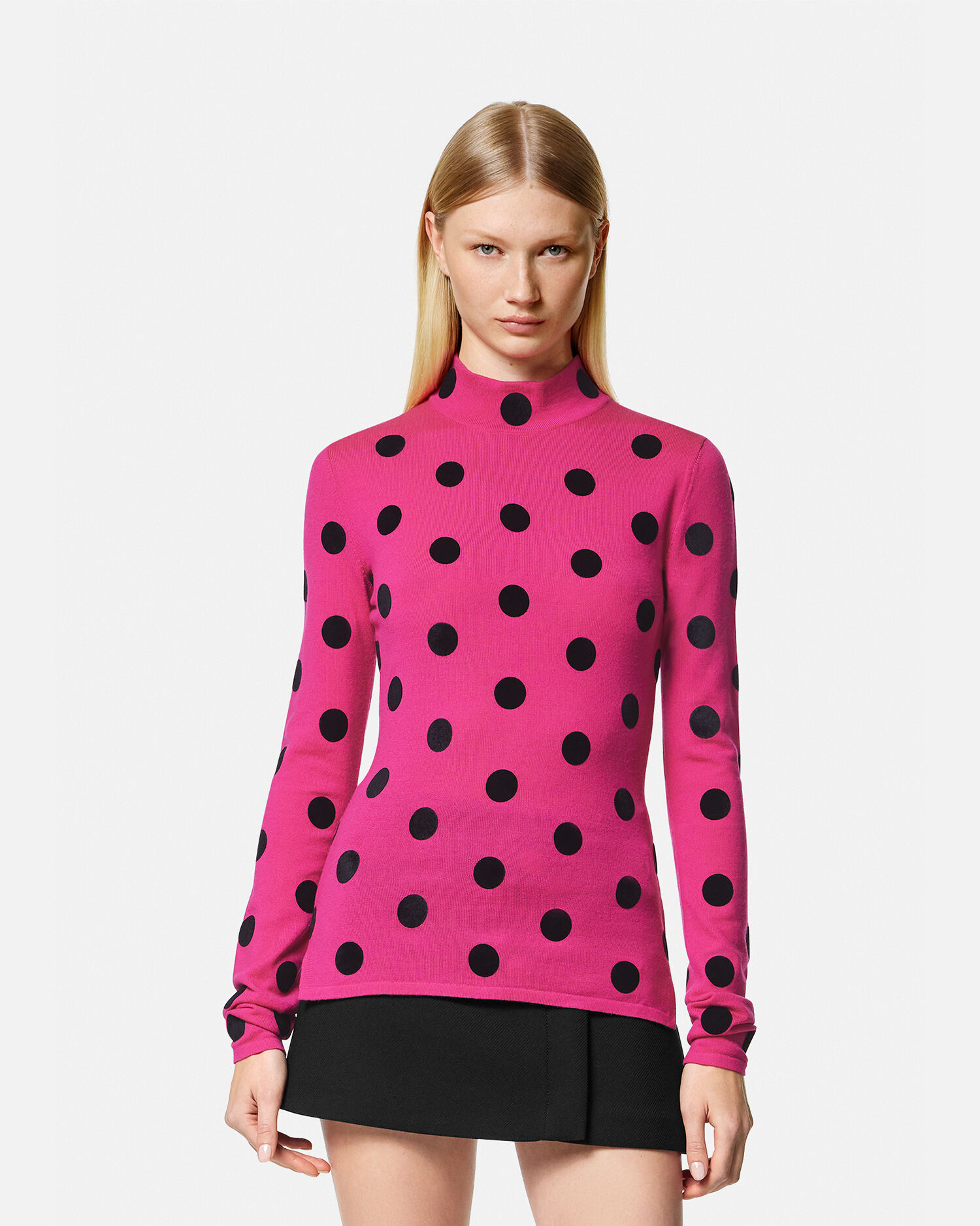 Polka new arrivals dot turtleneck
