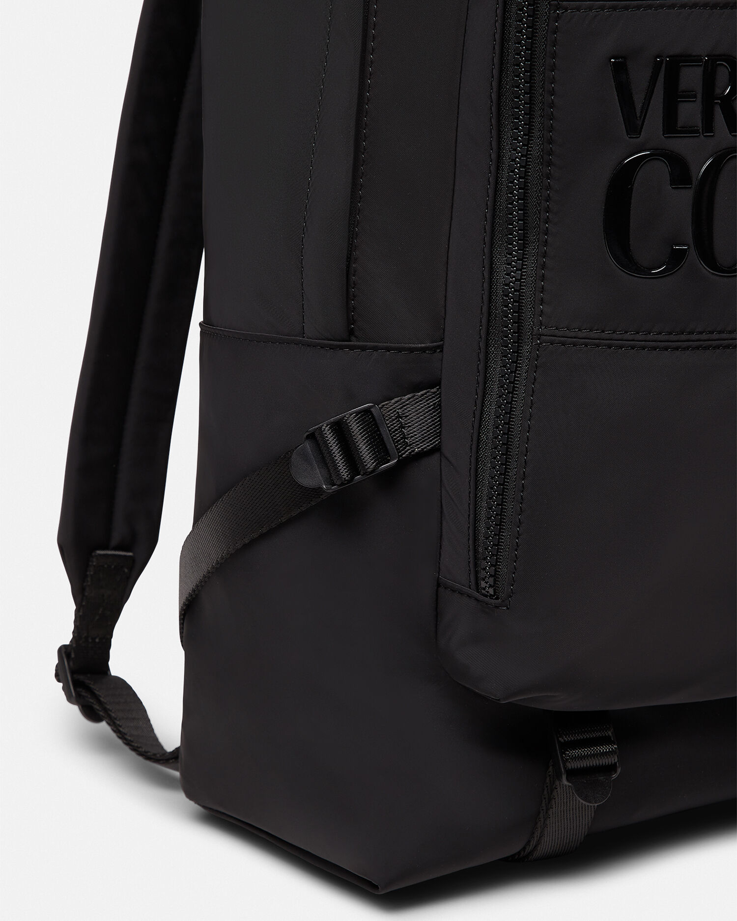 Logo Backpack Black Print VERSACE UK