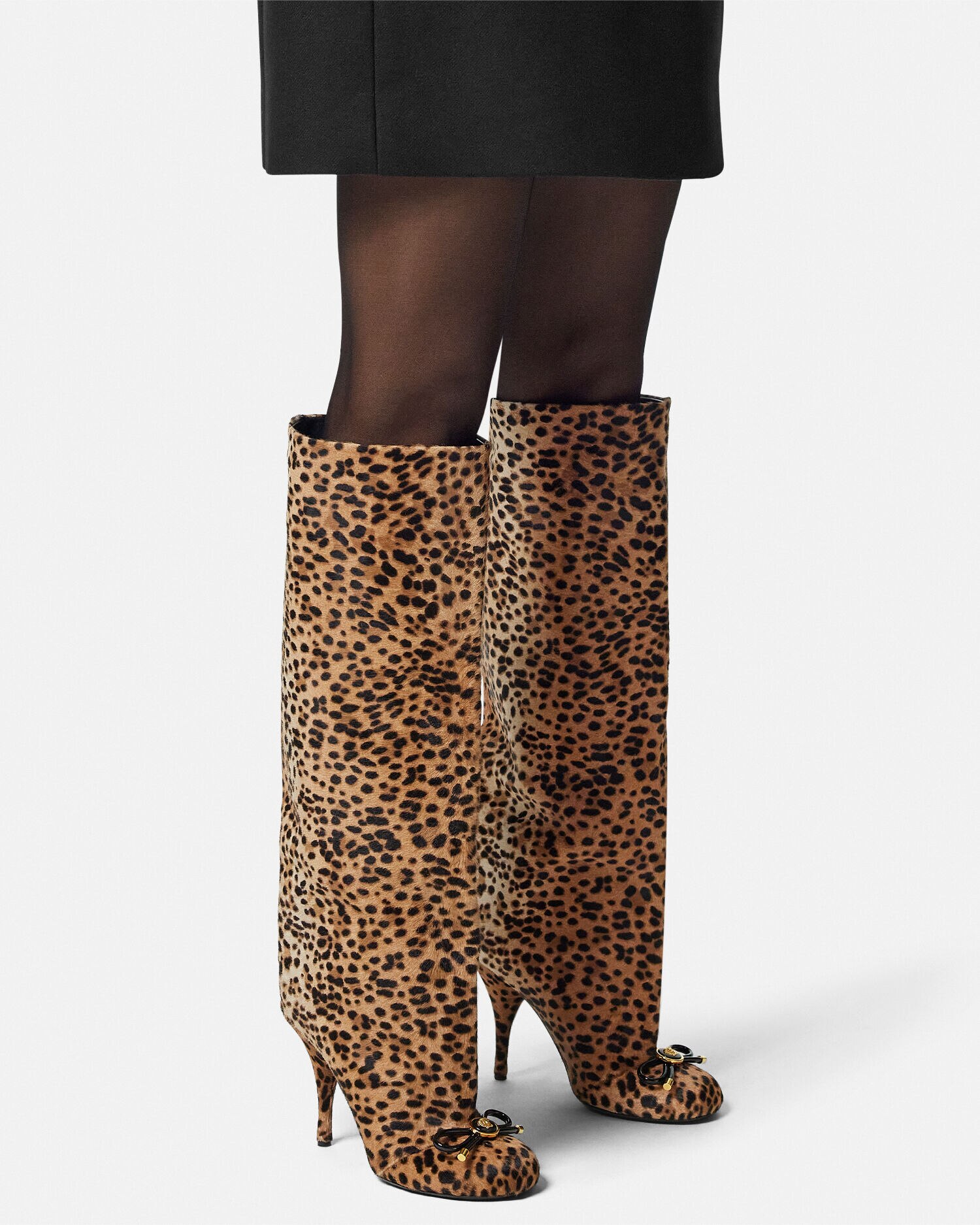 Versace high boots hot sale