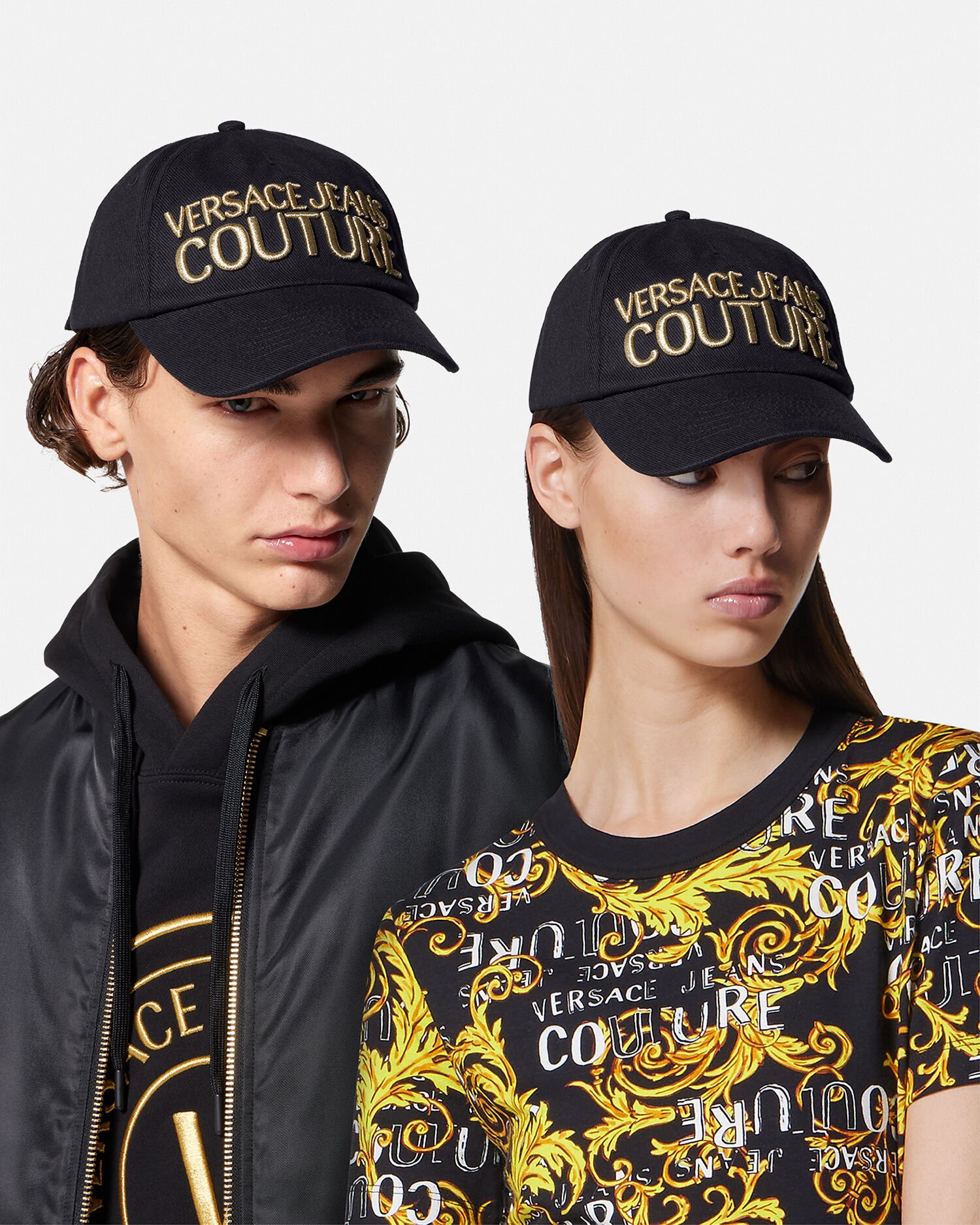 Versace on sale hat gold