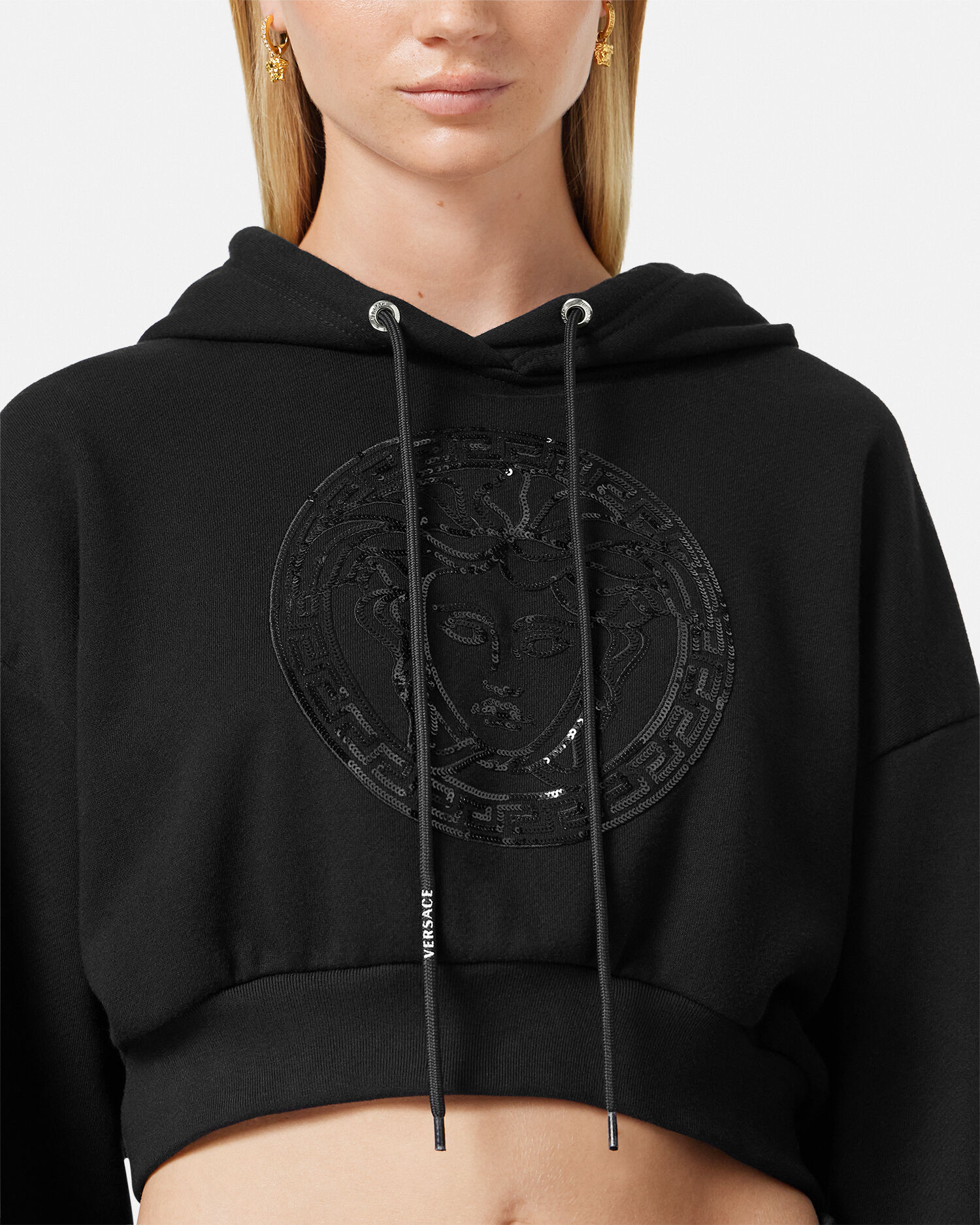 Versace shop cropped hoodie