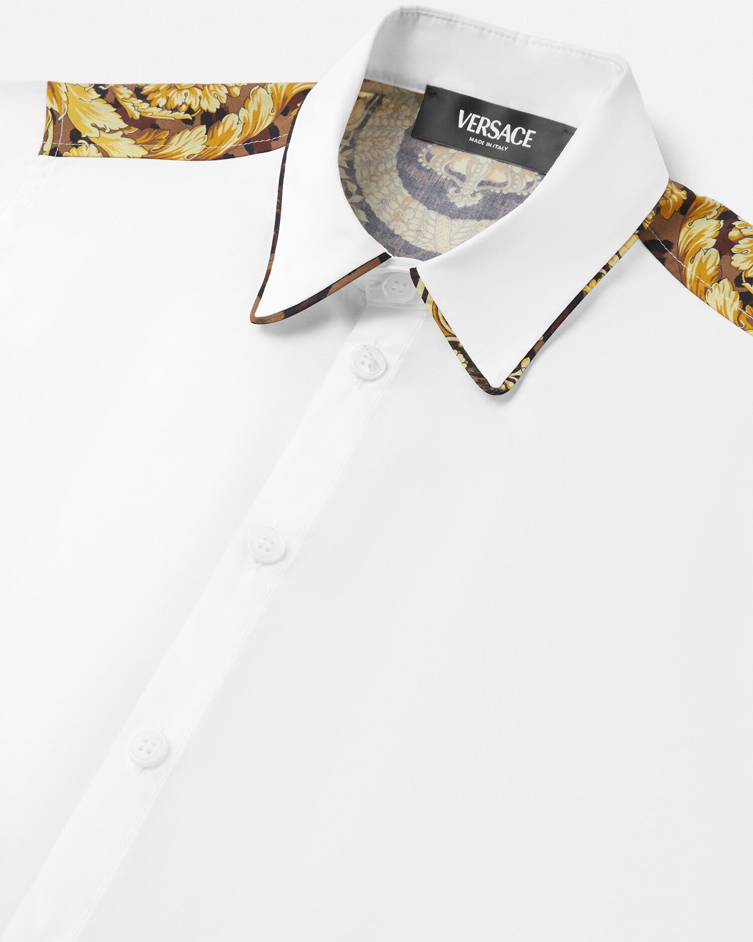 Camicia Wild Barocco Kids Bianco VERSACE IT